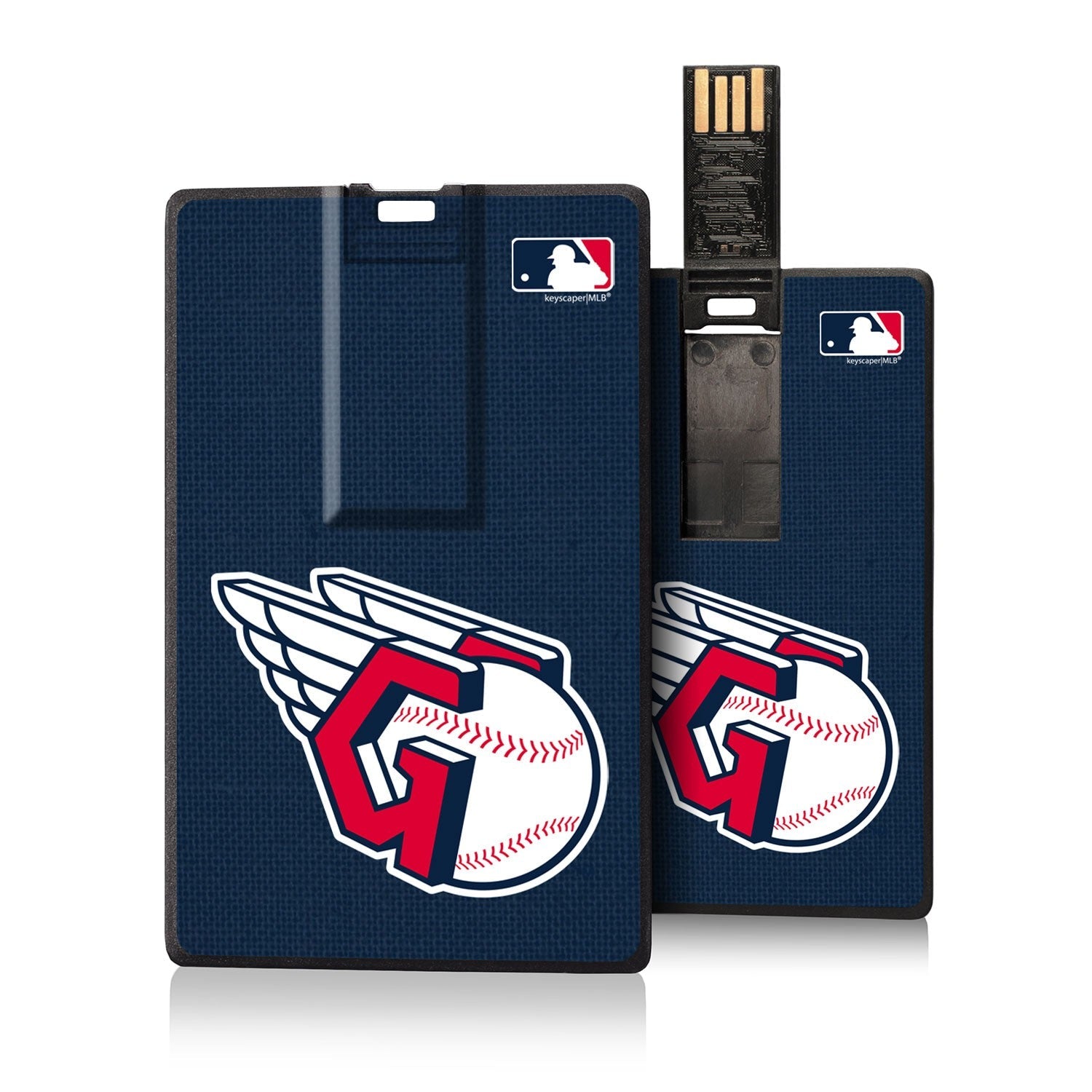 Cleveland Guardians Solid Credit Card USB Drive 32GB - Sports Gifts, Sports Memorabilia, Sports Collectibles, Fan Shop