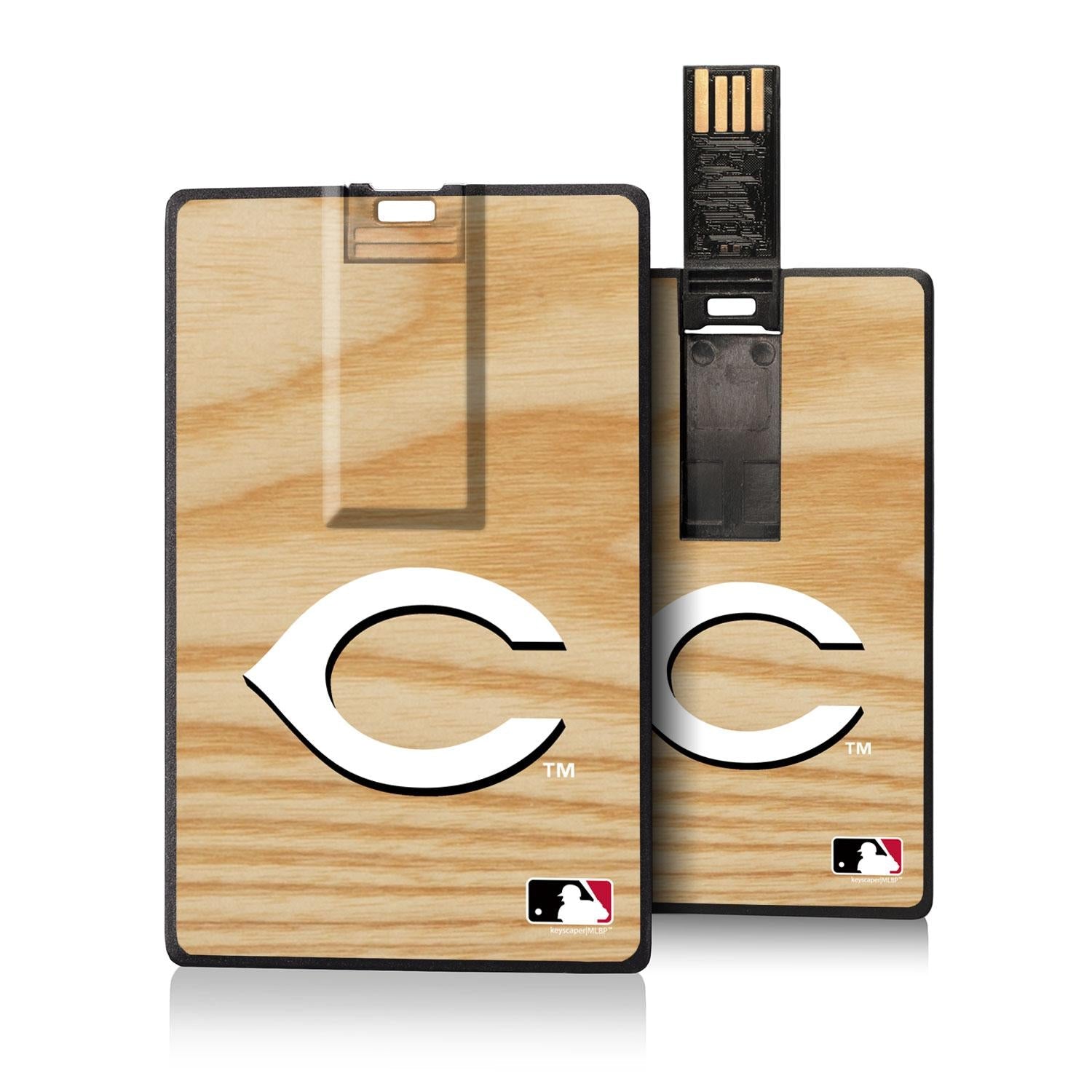 Cincinnati Reds Wood Bat Credit Card USB Drive 32GB - Sports Gifts, Sports Memorabilia, Sports Collectibles, Fan Shop