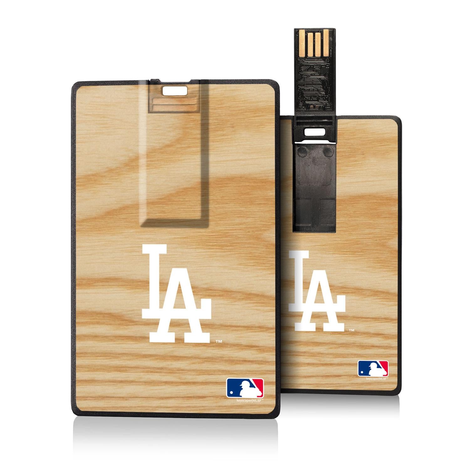 LA Dodgers Wood Bat Credit Card USB Drive 32GB - Sports Gifts, Sports Memorabilia, Sports Collectibles, Fan Shop