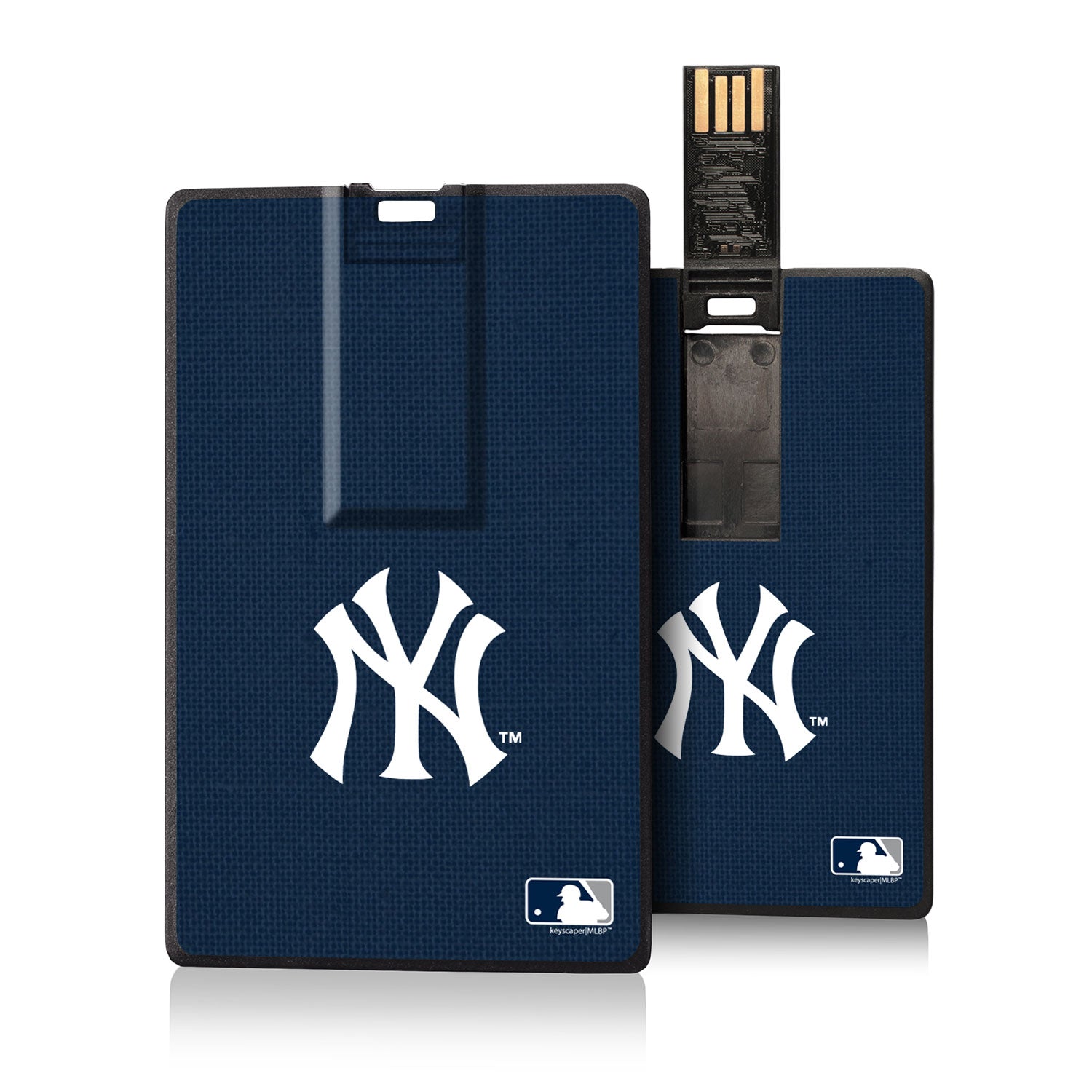 New York Yankees Yankees Solid Credit Card USB Drive 16GB - Sports Gifts, Sports Memorabilia, Sports Collectibles, Fan Shop