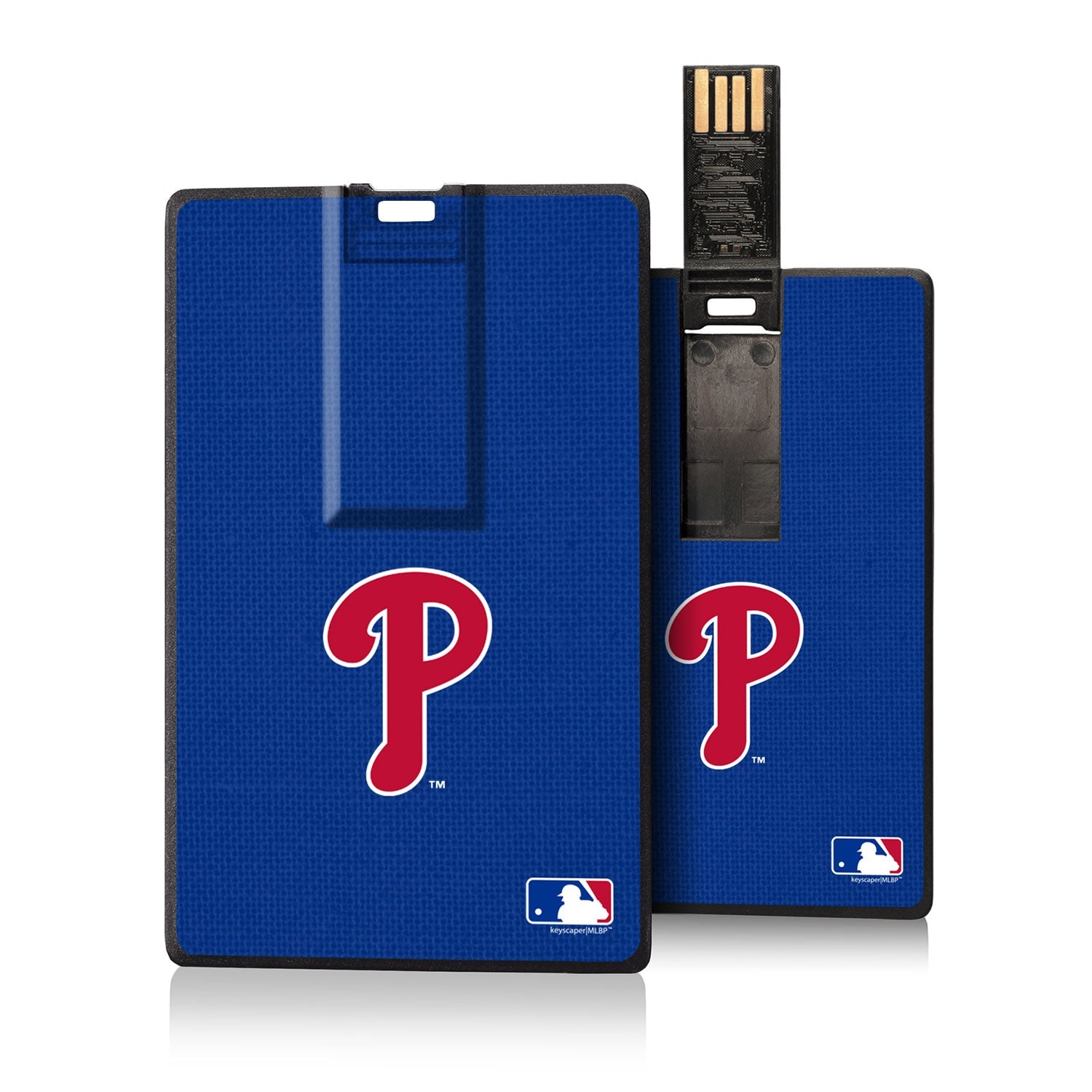 Philadelphia Phillies Solid Credit Card USB Drive 16GB - Sports Gifts, Sports Memorabilia, Sports Collectibles, Fan Shop