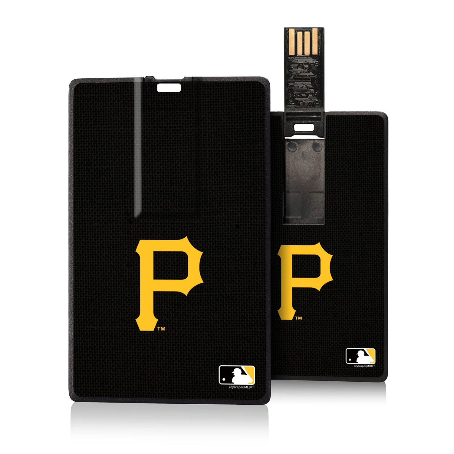 Pittsburgh Pirates Pirates Solid Credit Card USB Drive 16GB - Sports Gifts, Sports Memorabilia, Sports Collectibles, Fan Shop