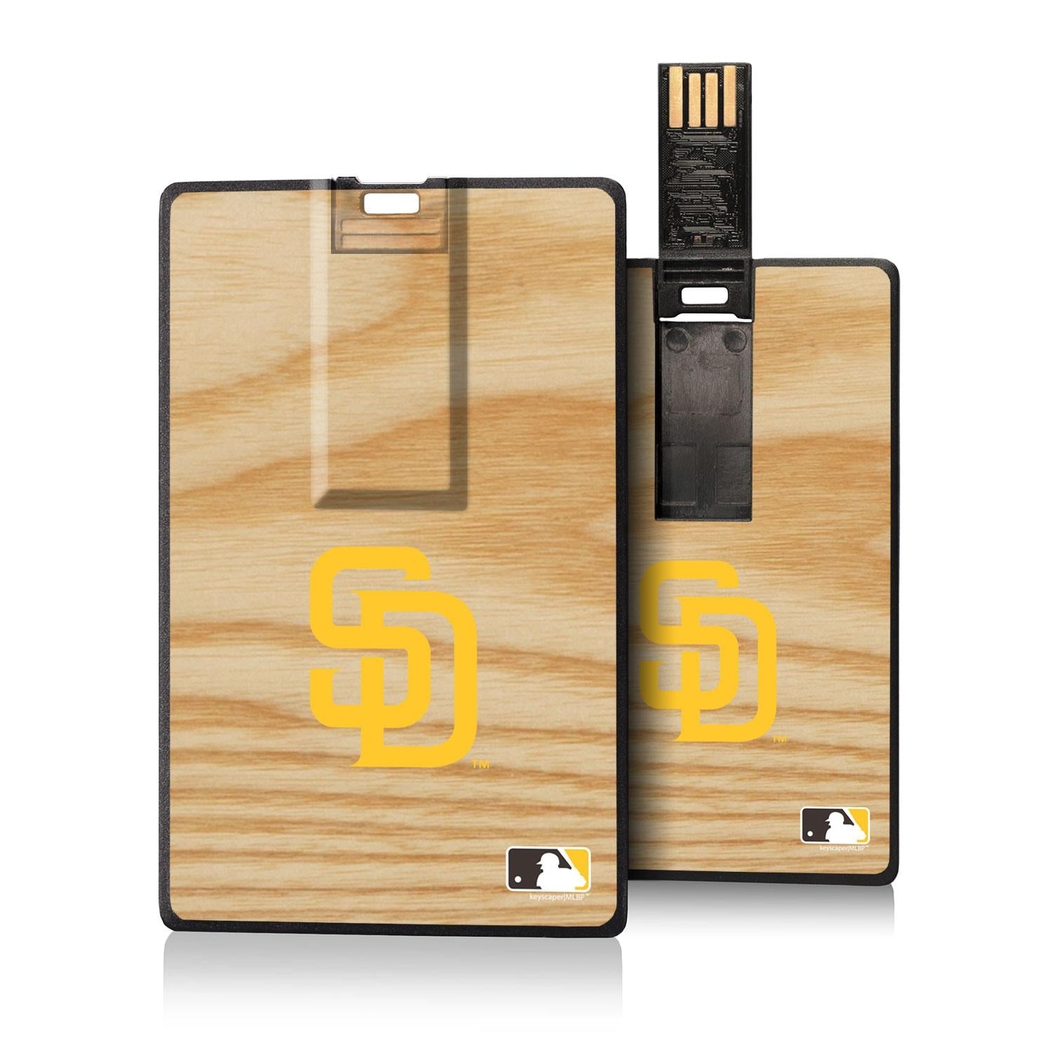 San Diego Padres Wood Bat Credit Card USB Drive 32GB - Sports Gifts, Sports Memorabilia, Sports Collectibles, Fan Shop