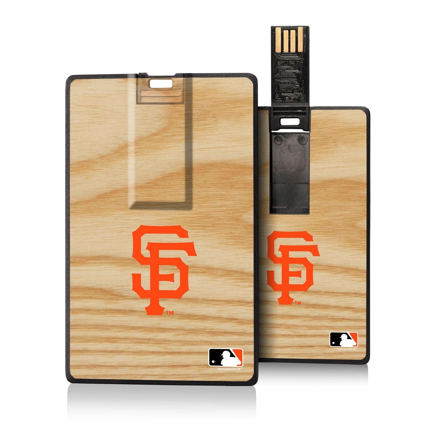 San Francisco Giants Wood Bat Credit Card USB Drive 32GB - Sports Gifts, Sports Memorabilia, Sports Collectibles, Fan Shop