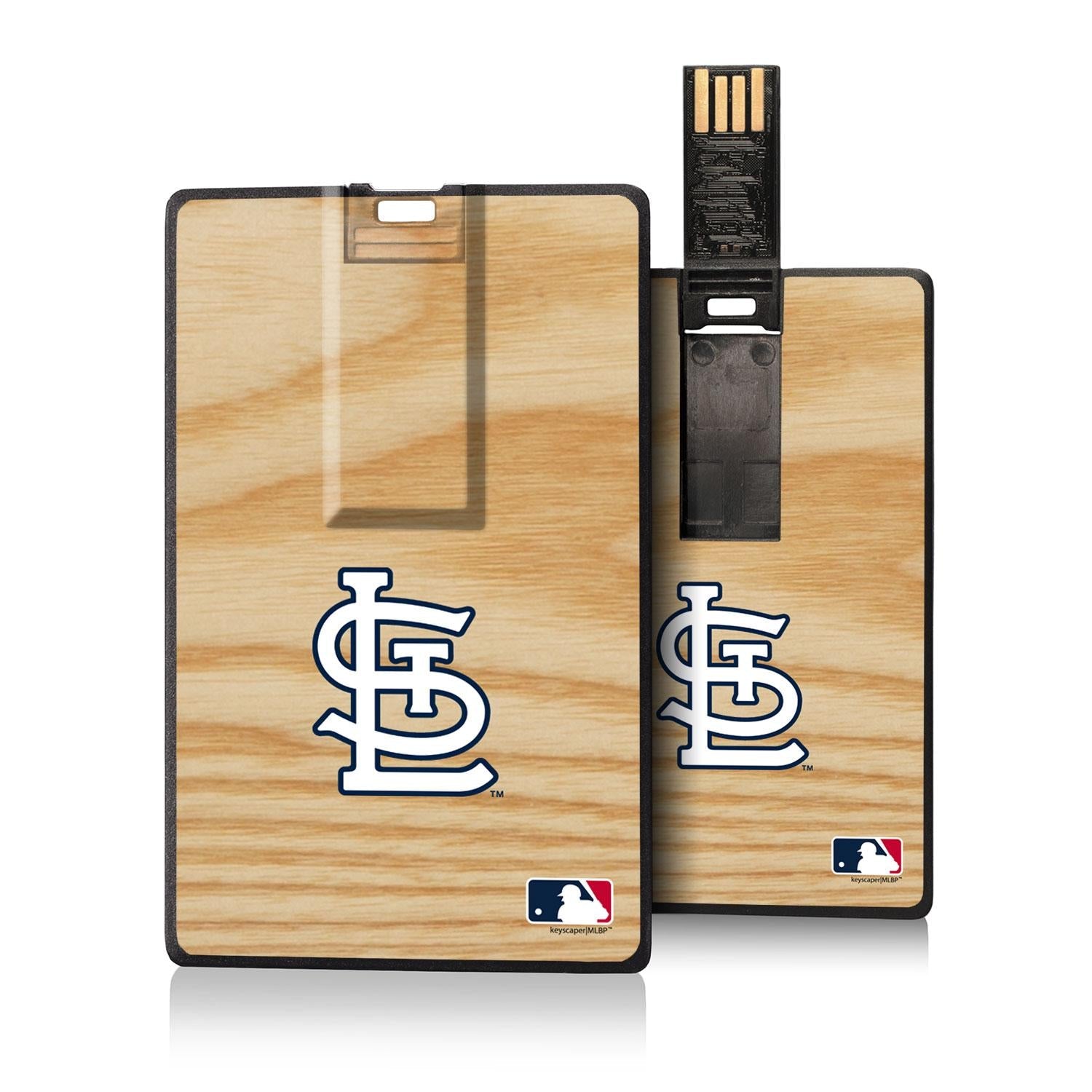 St Louis Cardinals Wood Bat Credit Card USB Drive 32GB - Sports Gifts, Sports Memorabilia, Sports Collectibles, Fan Shop
