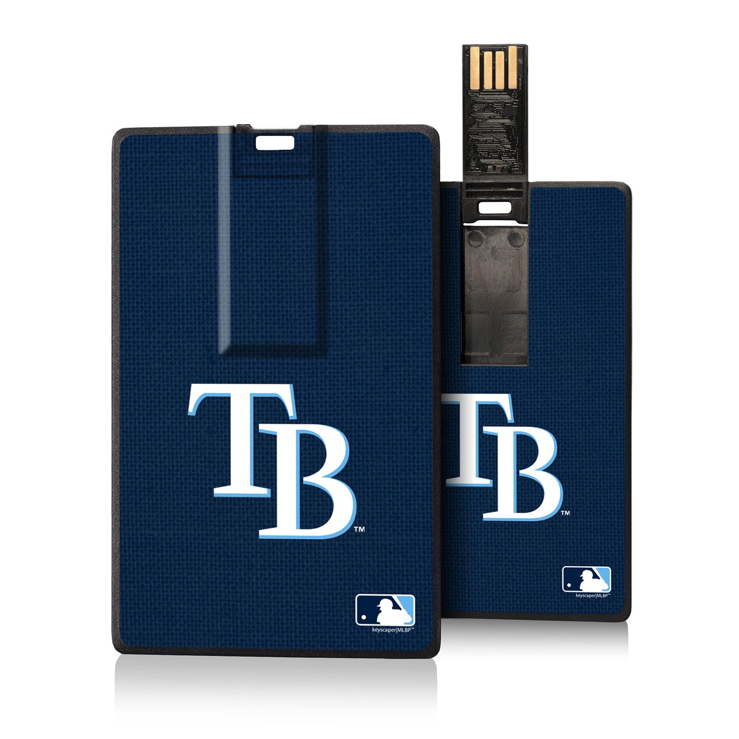 Tampa Bay Rays Rays Solid Credit Card USB Drive 16GB - Sports Gifts, Sports Memorabilia, Sports Collectibles, Fan Shop