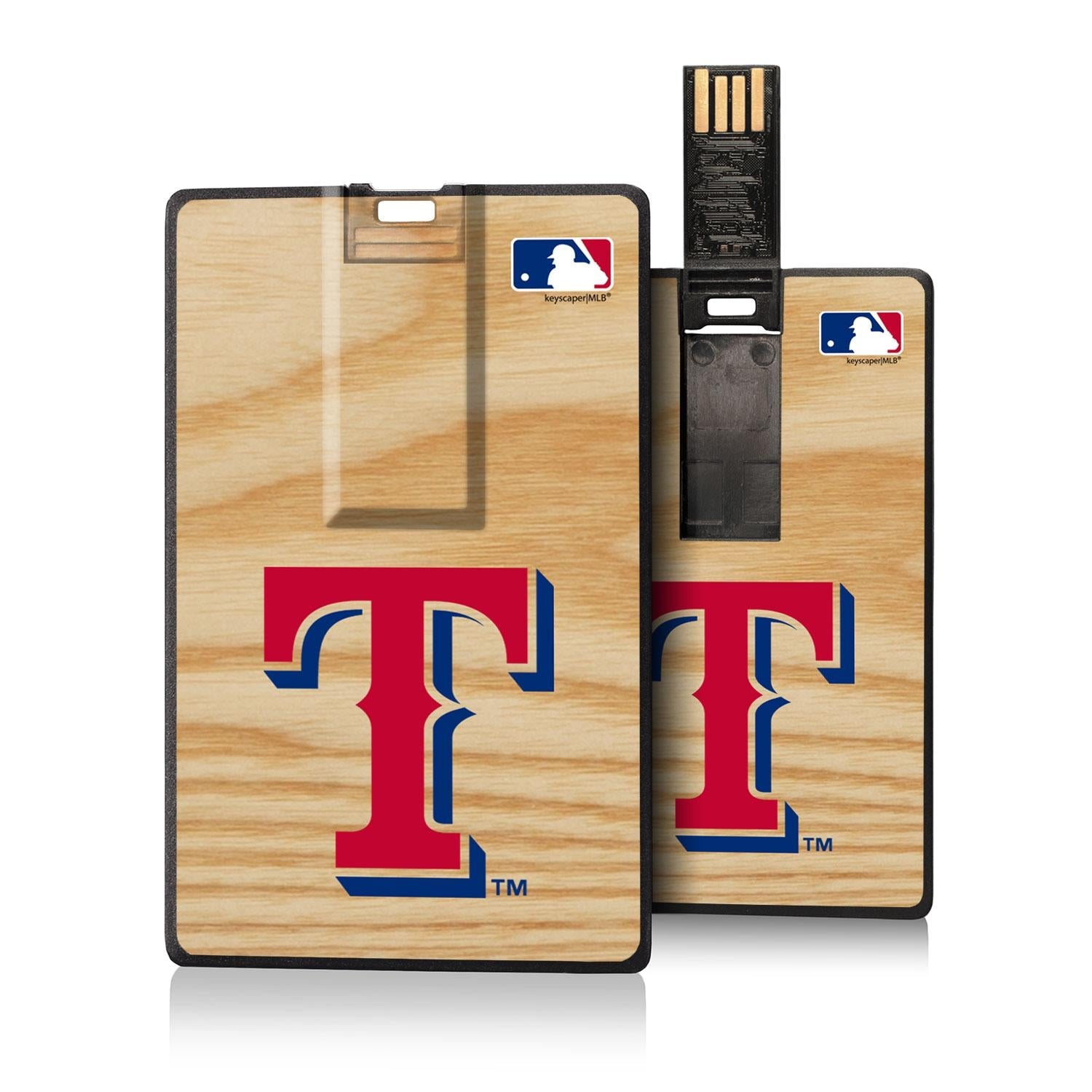 Texas Rangers Wood Bat Credit Card USB Drive 32GB - Sports Gifts, Sports Memorabilia, Sports Collectibles, Fan Shop