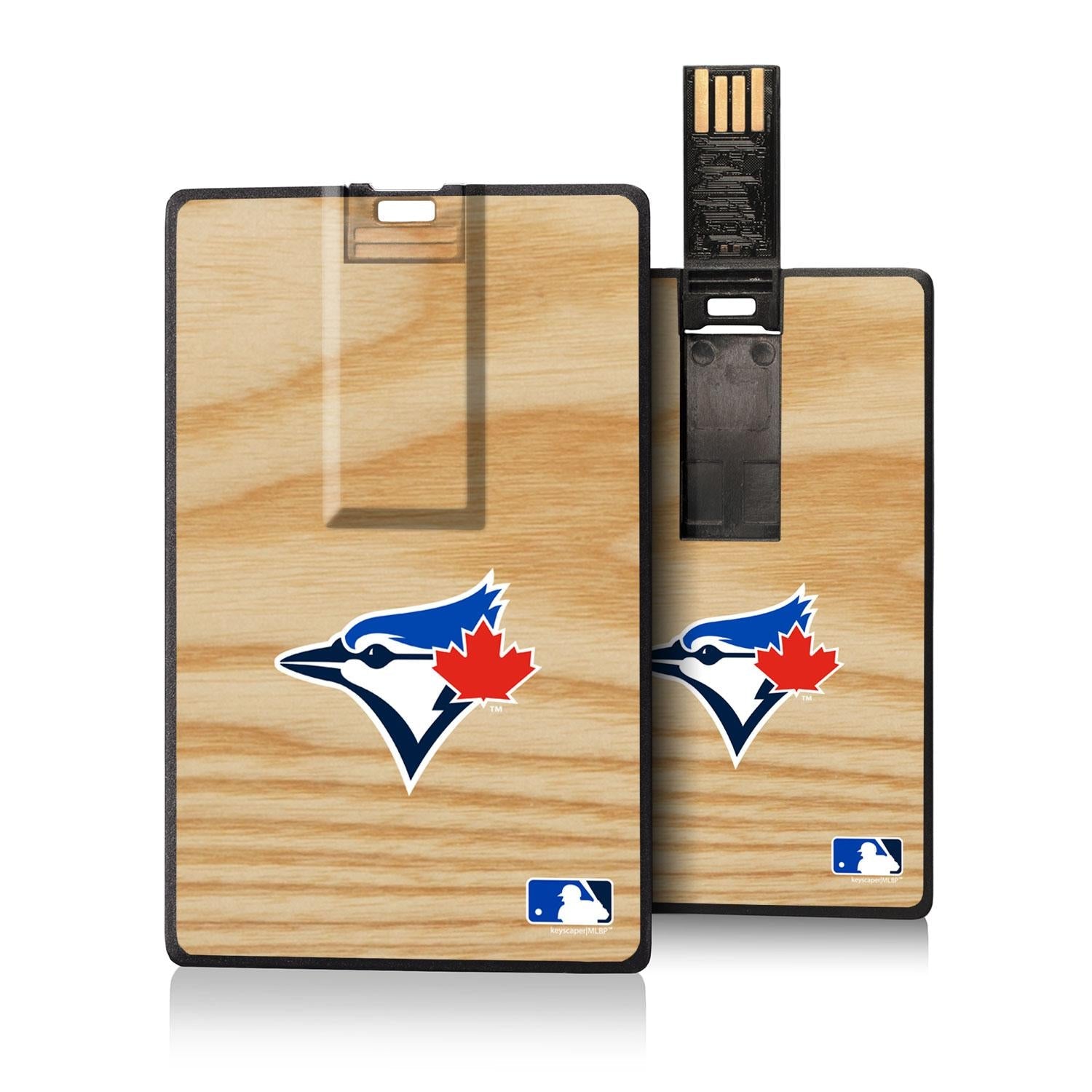 Toronto Blue Jays Wood Bat Credit Card USB Drive 32GB - Sports Gifts, Sports Memorabilia, Sports Collectibles, Fan Shop