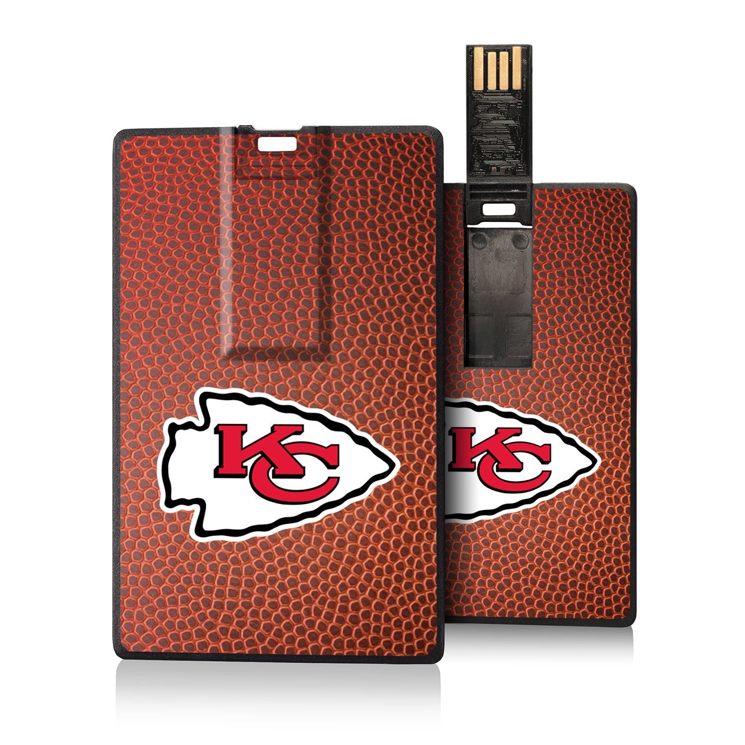Kansas City Chiefs Football Credit Card USB Drive 16GB - Sports Gifts, Sports Memorabilia, Sports Collectibles, Fan Shop
