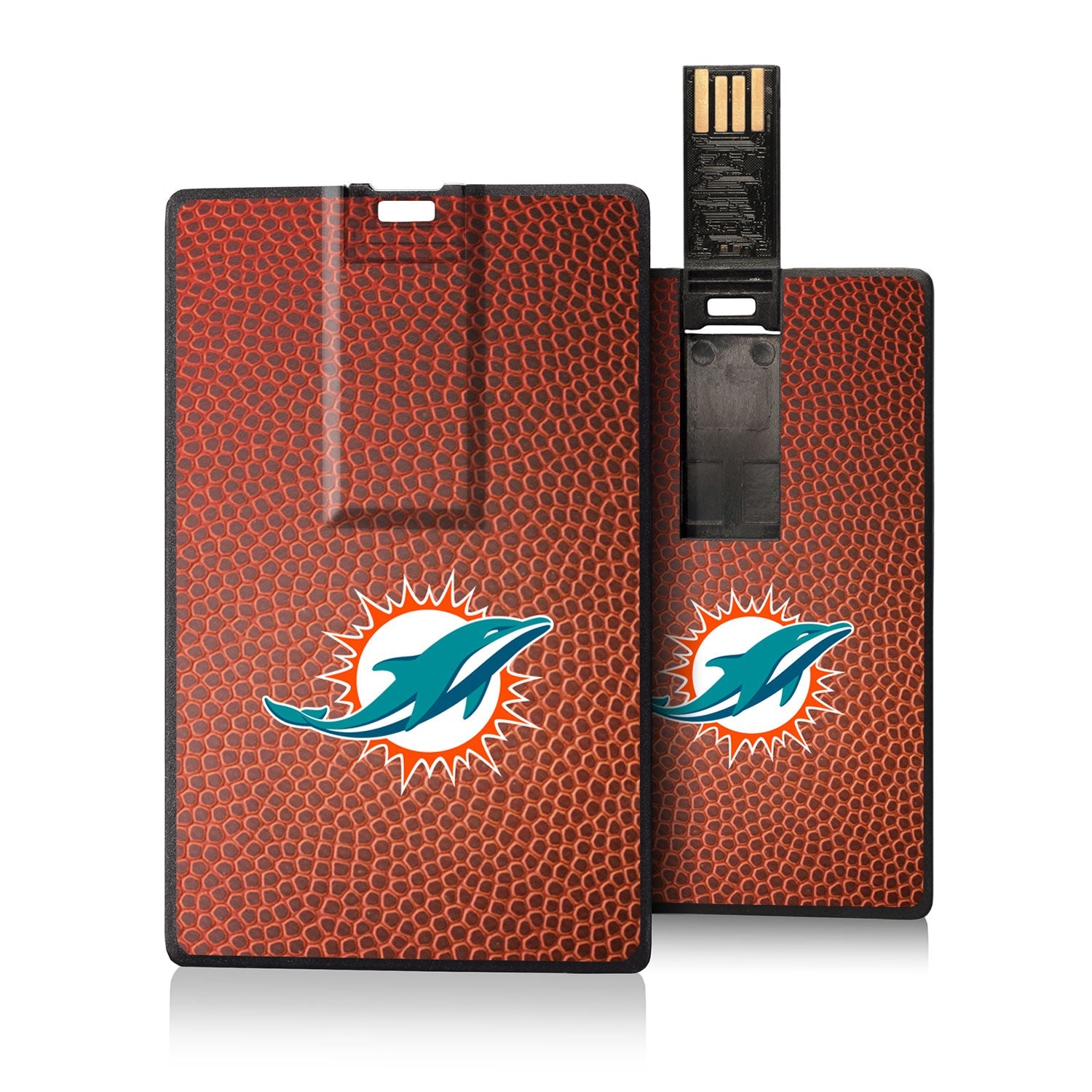 Miami Dolphins Football Credit Card USB Drive 16GB - Sports Gifts, Sports Memorabilia, Sports Collectibles, Fan Shop