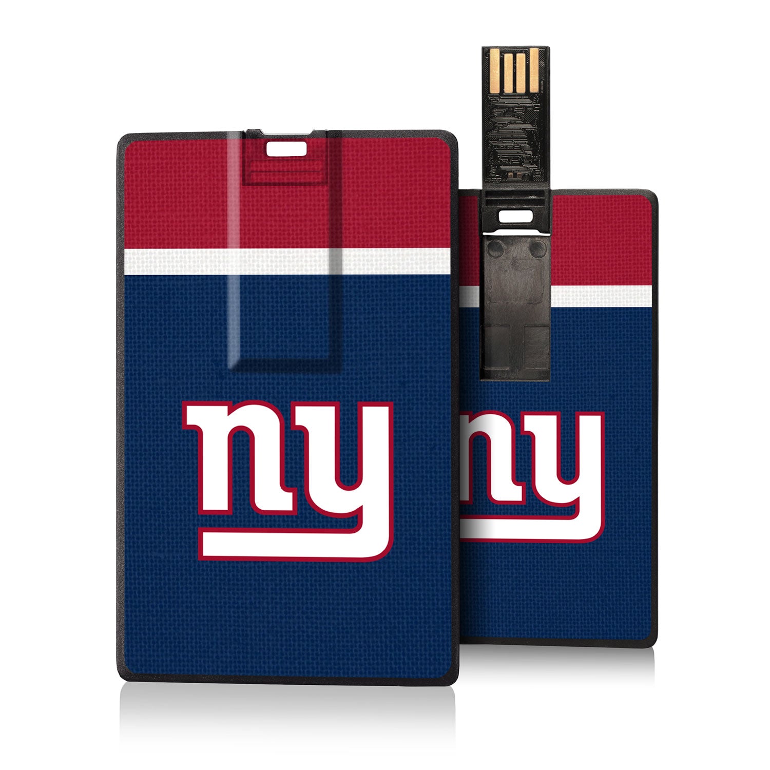New York NY Giants Stripe Credit Card USB Drive 16GB - Sports Gifts, Sports Memorabilia, Sports Collectibles, Fan Shop