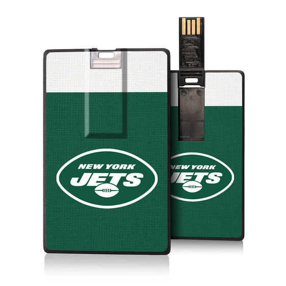 New York Jets Stripe Credit Card USB Drive 16GB-0