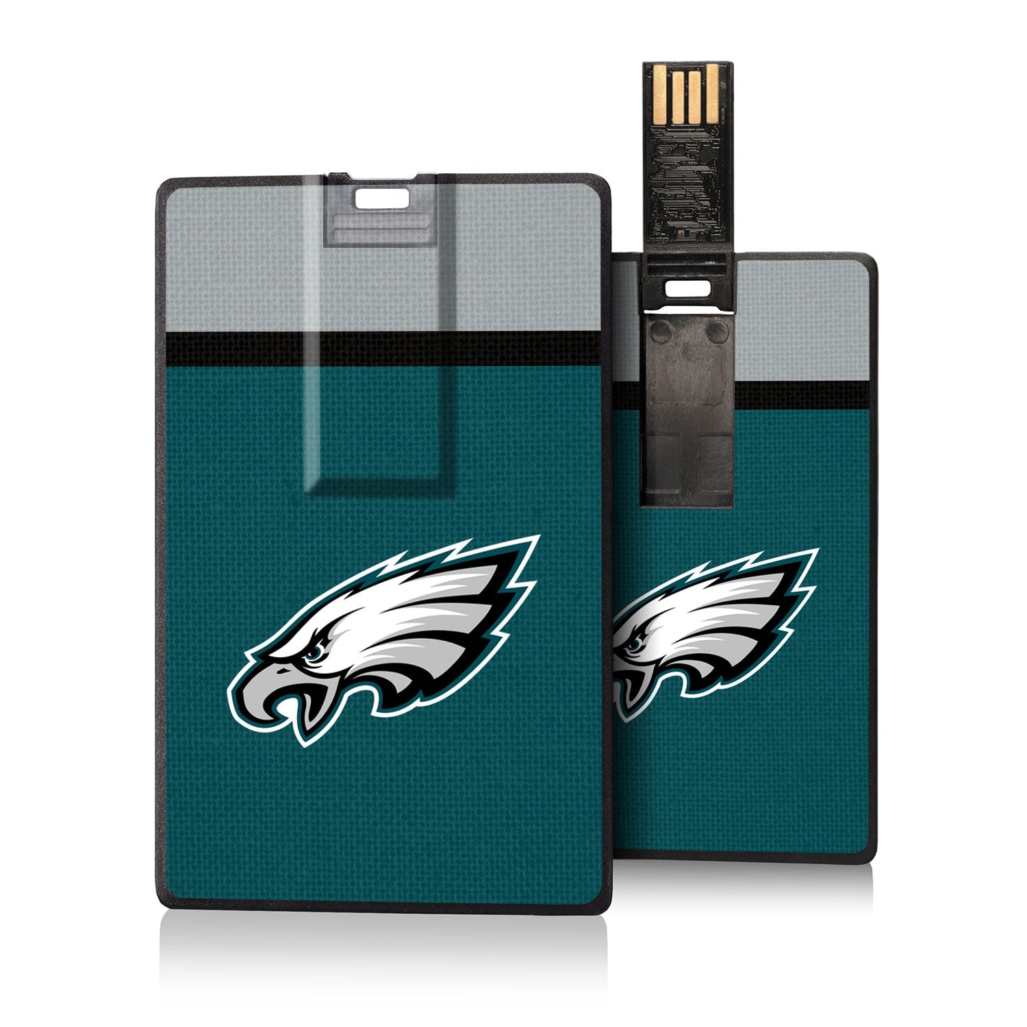 Philadelphia Eagles Stripe Credit Card USB Drive 16GB - Sports Gifts, Sports Memorabilia, Sports Collectibles, Fan Shop