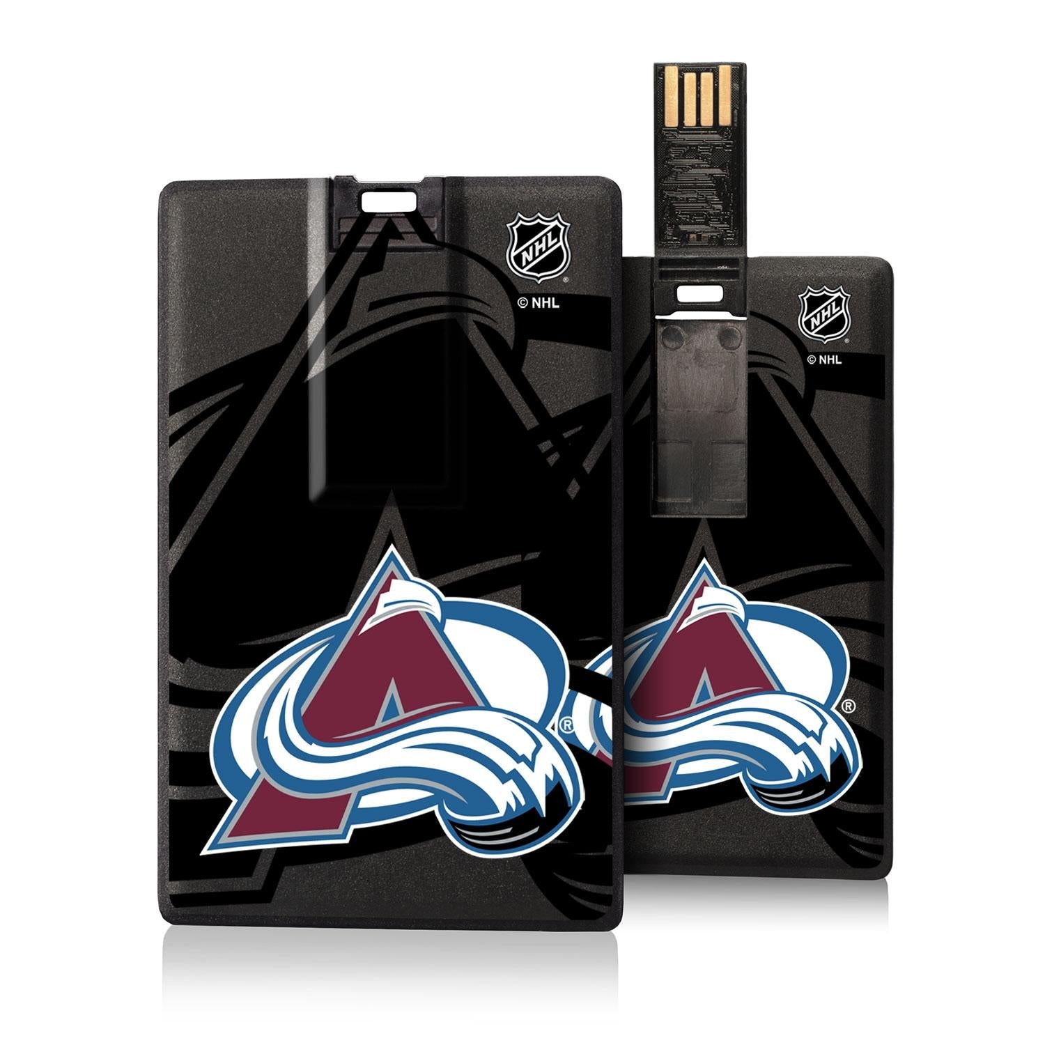Colorado Avalanche Tilt Credit Card USB Drive 32GB - Sports Gifts, Sports Memorabilia, Sports Collectibles, Fan Shop