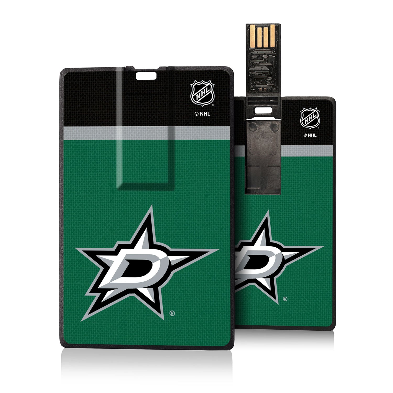 Dallas Stars Stripe Credit Card USB Drive 32GB - Sports Gifts, Sports Memorabilia, Sports Collectibles, Fan Shop