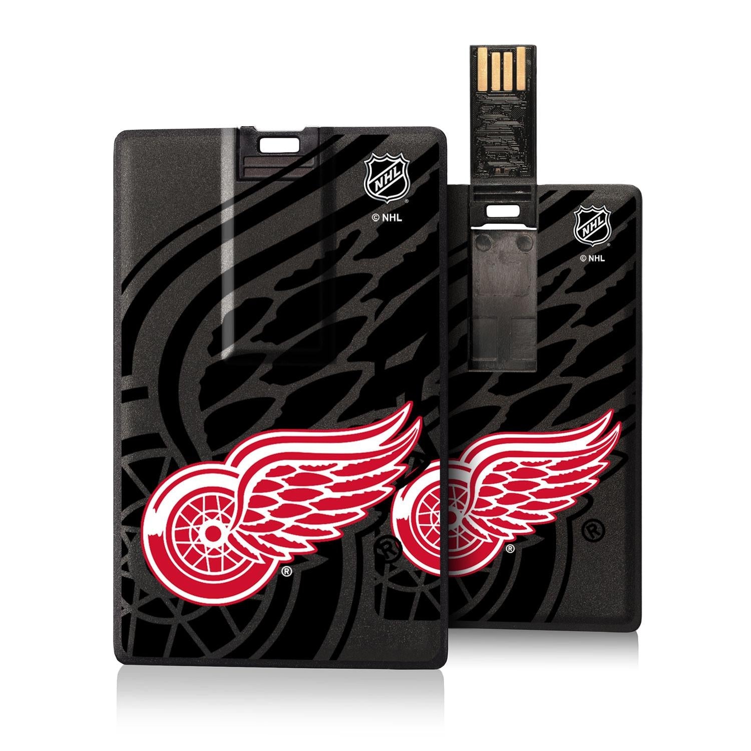 Detroit Red Wings Tilt Credit Card USB Drive 32GB - Sports Gifts, Sports Memorabilia, Sports Collectibles, Fan Shop