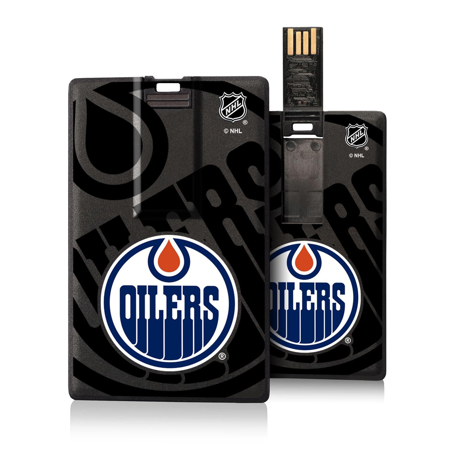 Edmonton Oilers Tilt Credit Card USB Drive 32GB - Sports Gifts, Sports Memorabilia, Sports Collectibles, Fan Shop