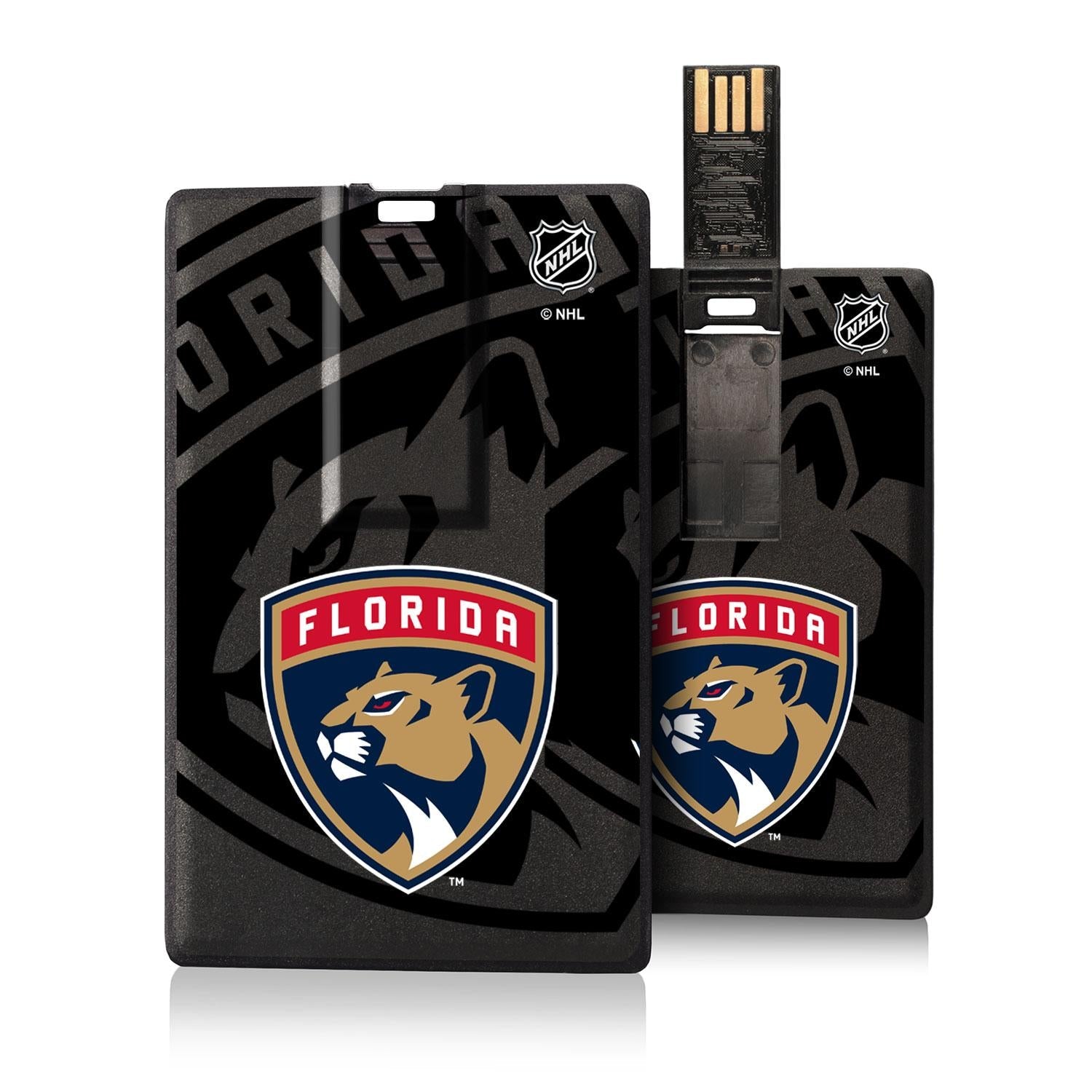 Florida Panthers Tilt Credit Card USB Drive 32GB - Sports Gifts, Sports Memorabilia, Sports Collectibles, Fan Shop