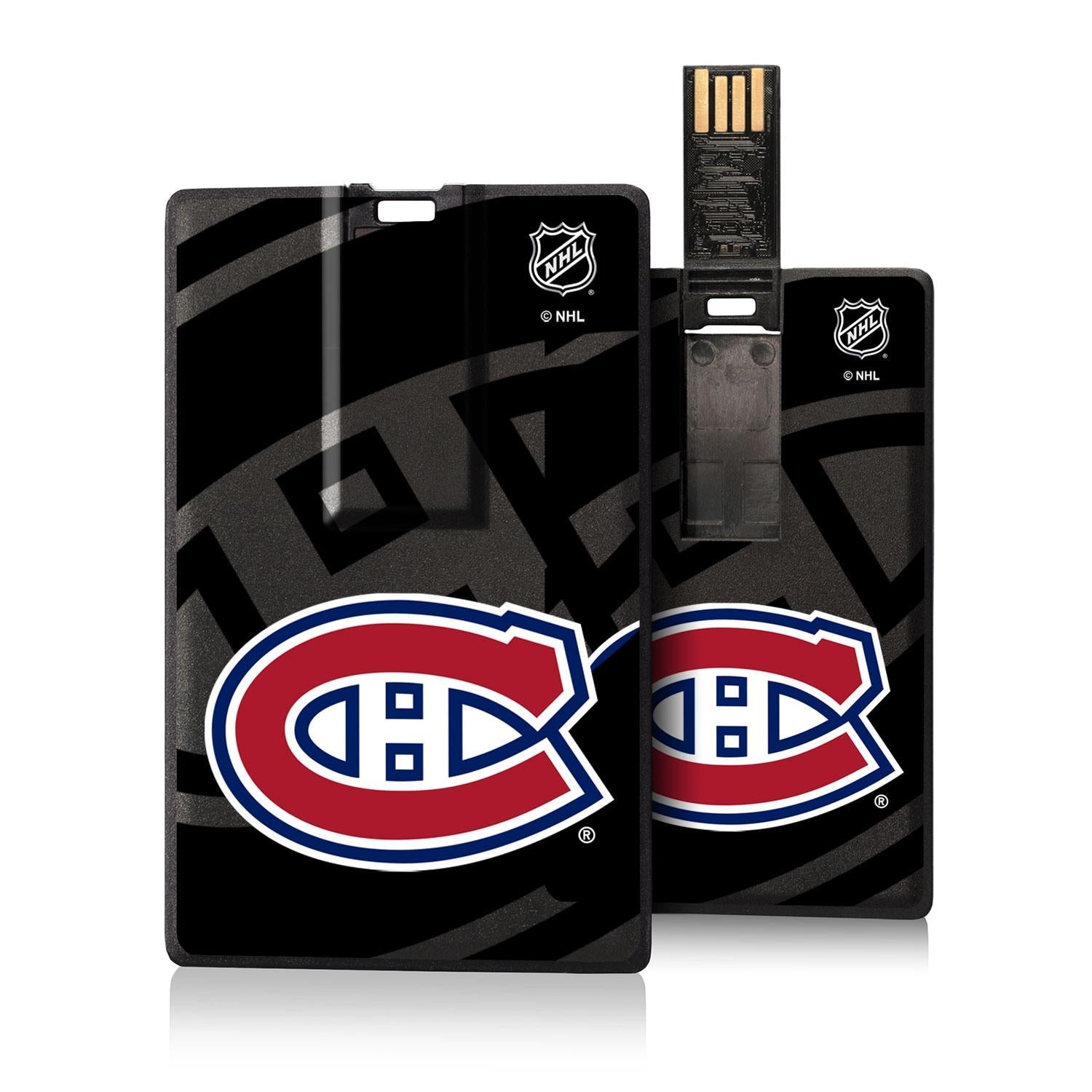 Montreal Canadiens Tilt Credit Card USB Drive 32GB - Sports Gifts, Sports Memorabilia, Sports Collectibles, Fan Shop
