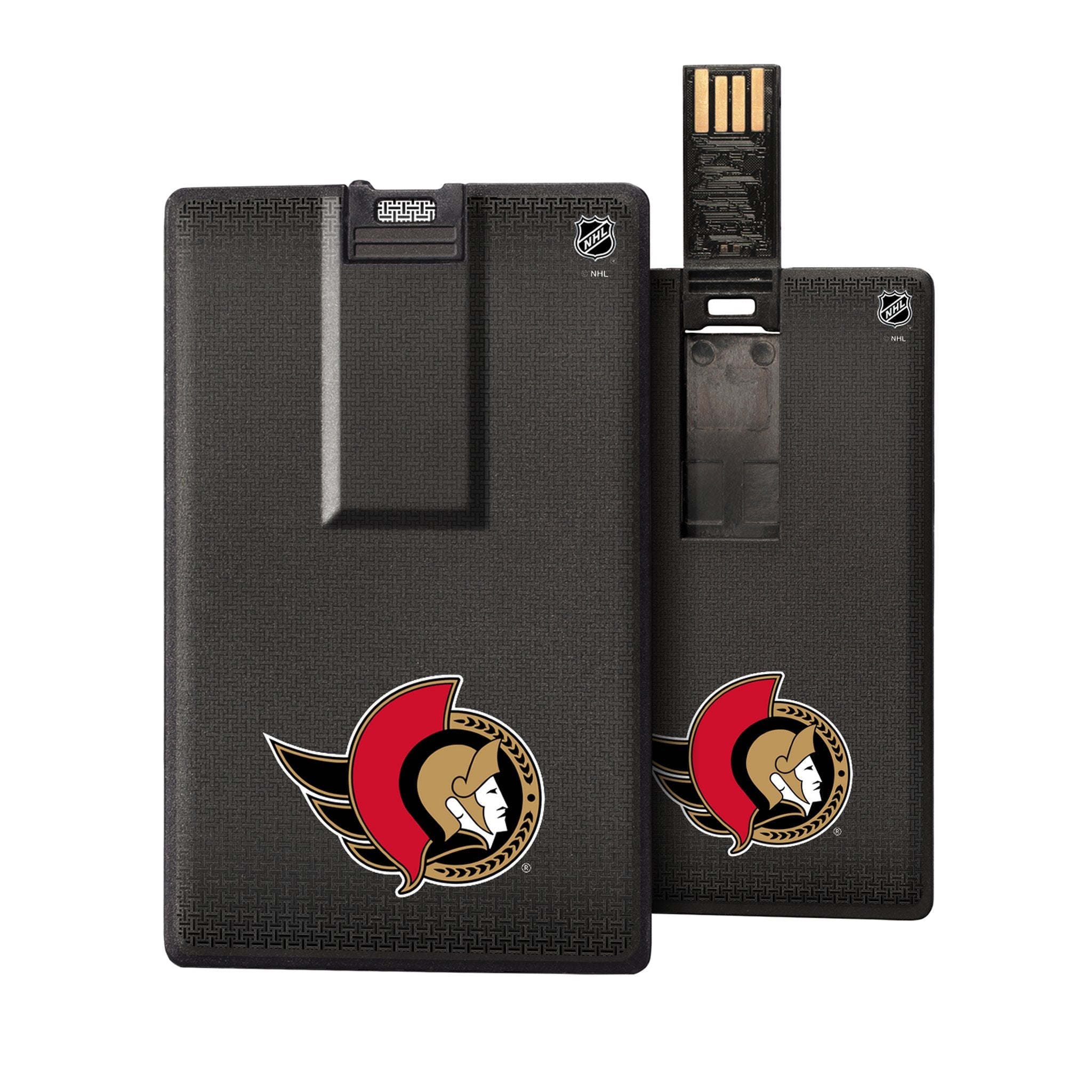 Ottawa Senators Linen Credit Card USB Drive 32GB - Sports Gifts, Sports Memorabilia, Sports Collectibles, Fan Shop