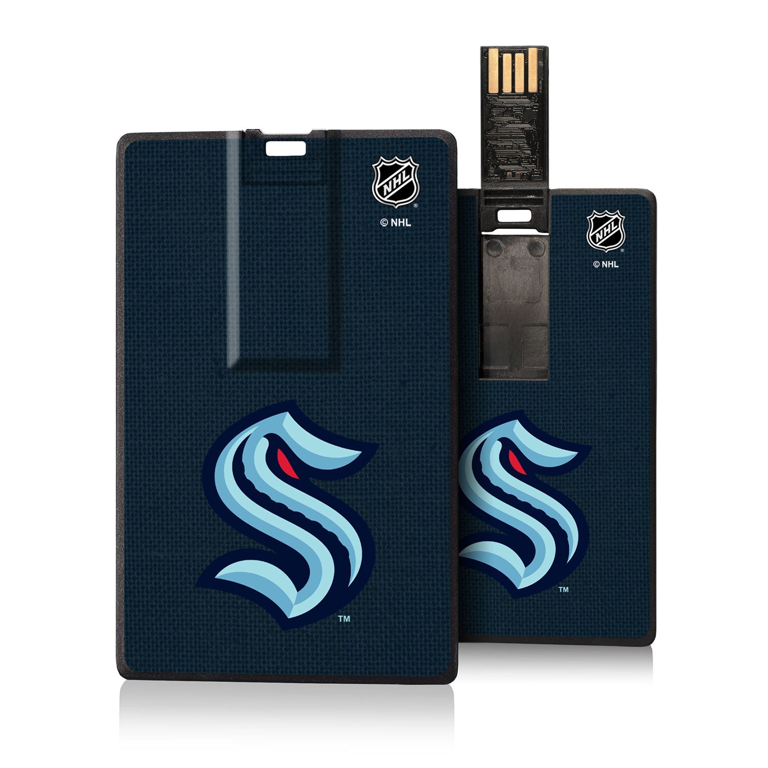 Seattle Kraken Stripe Credit Card USB Drive 32GB - Sports Gifts, Sports Memorabilia, Sports Collectibles, Fan Shop