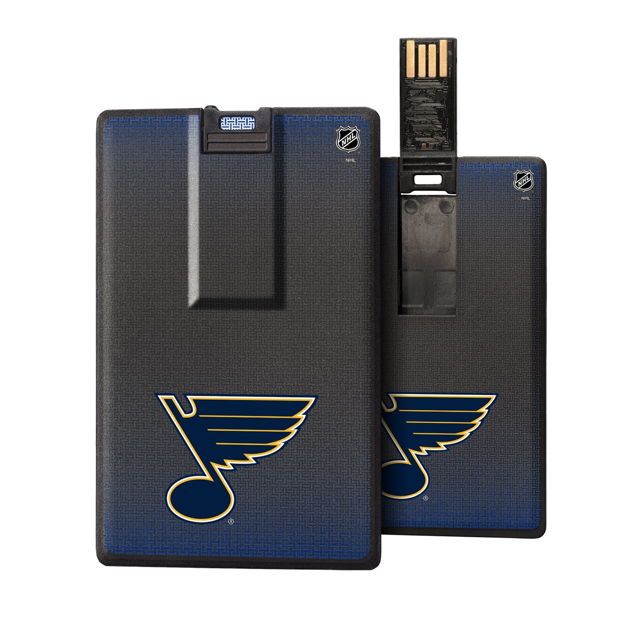 St. Louis Blues Linen Credit Card USB Drive 32GB - Sports Gifts, Sports Memorabilia, Sports Collectibles, Fan Shop