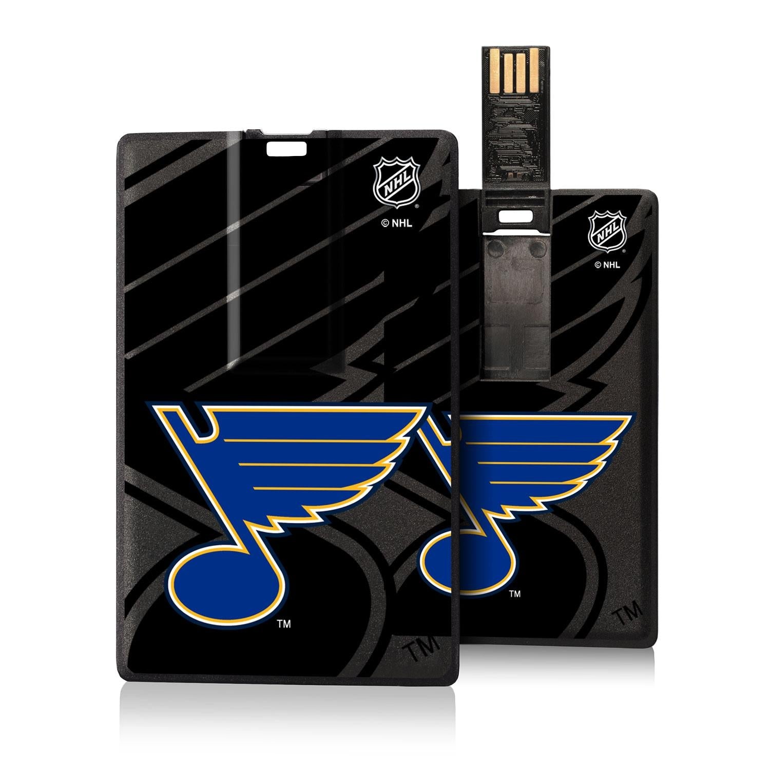 St. Louis Blues Tilt Credit Card USB Drive 32GB - Sports Gifts, Sports Memorabilia, Sports Collectibles, Fan Shop