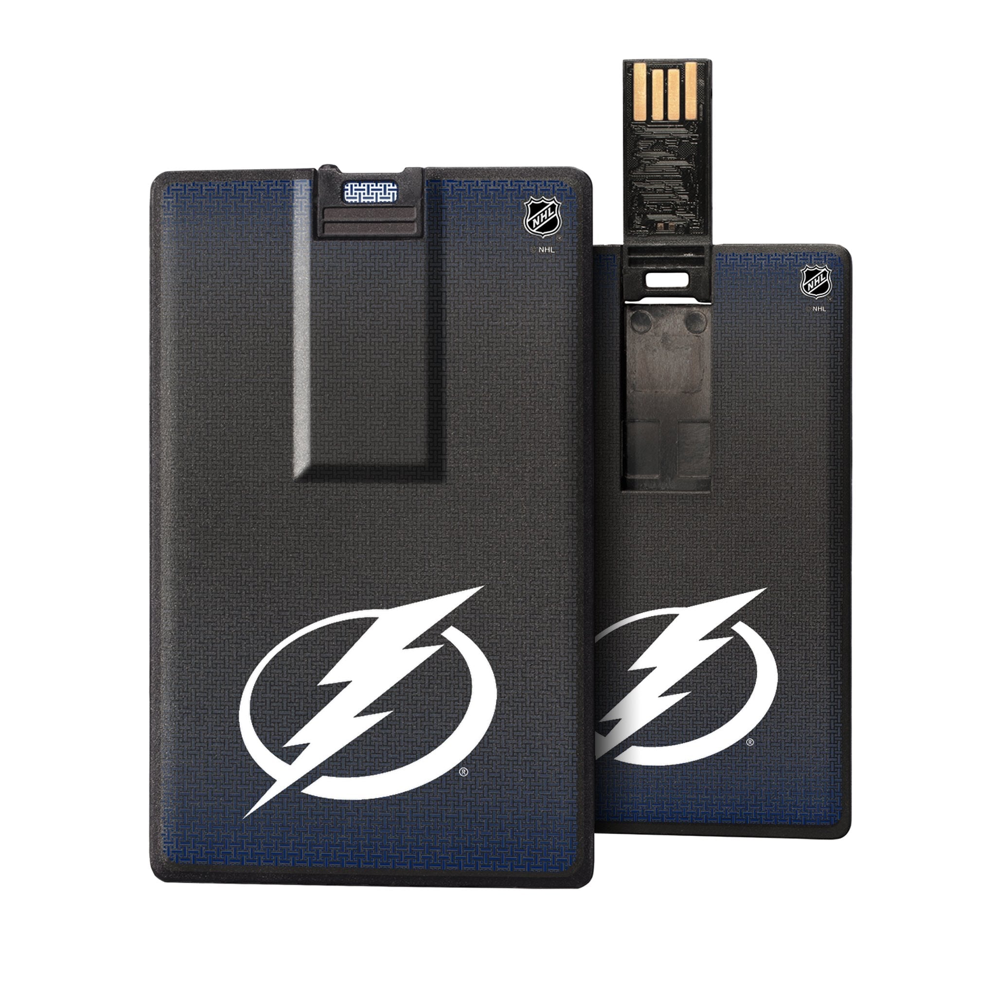 Tampa Bay Lightning Linen Credit Card USB Drive 32GB - Sports Gifts, Sports Memorabilia, Sports Collectibles, Fan Shop