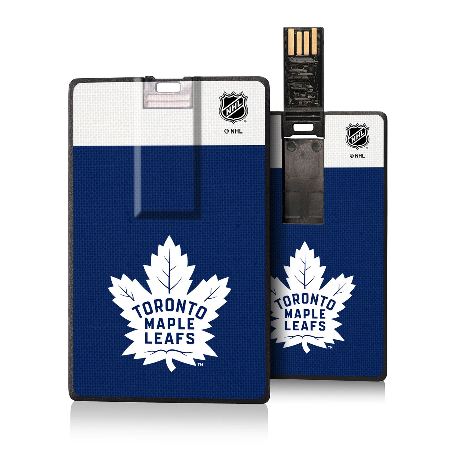 Toronto Maple Leafs Stripe Credit Card USB Drive 32GB - Sports Gifts, Sports Memorabilia, Sports Collectibles, Fan Shop
