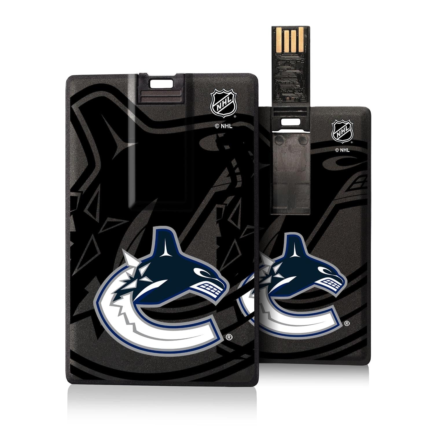 Vancouver Canucks Tilt Credit Card USB Drive 32GB - Sports Gifts, Sports Memorabilia, Sports Collectibles, Fan Shop