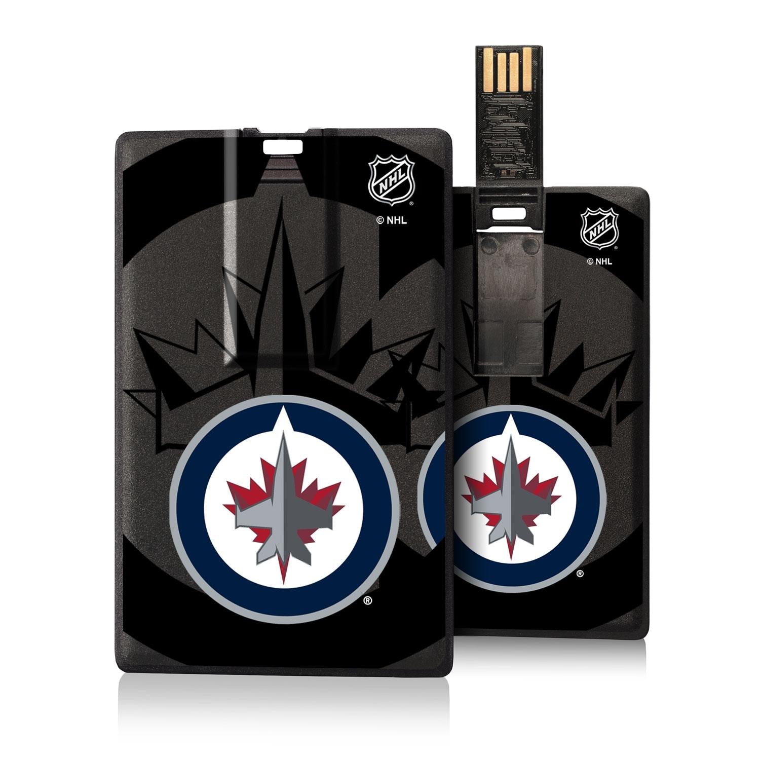 Winnipeg Jets Tilt Credit Card USB Drive 32GB - Sports Gifts, Sports Memorabilia, Sports Collectibles, Fan Shop