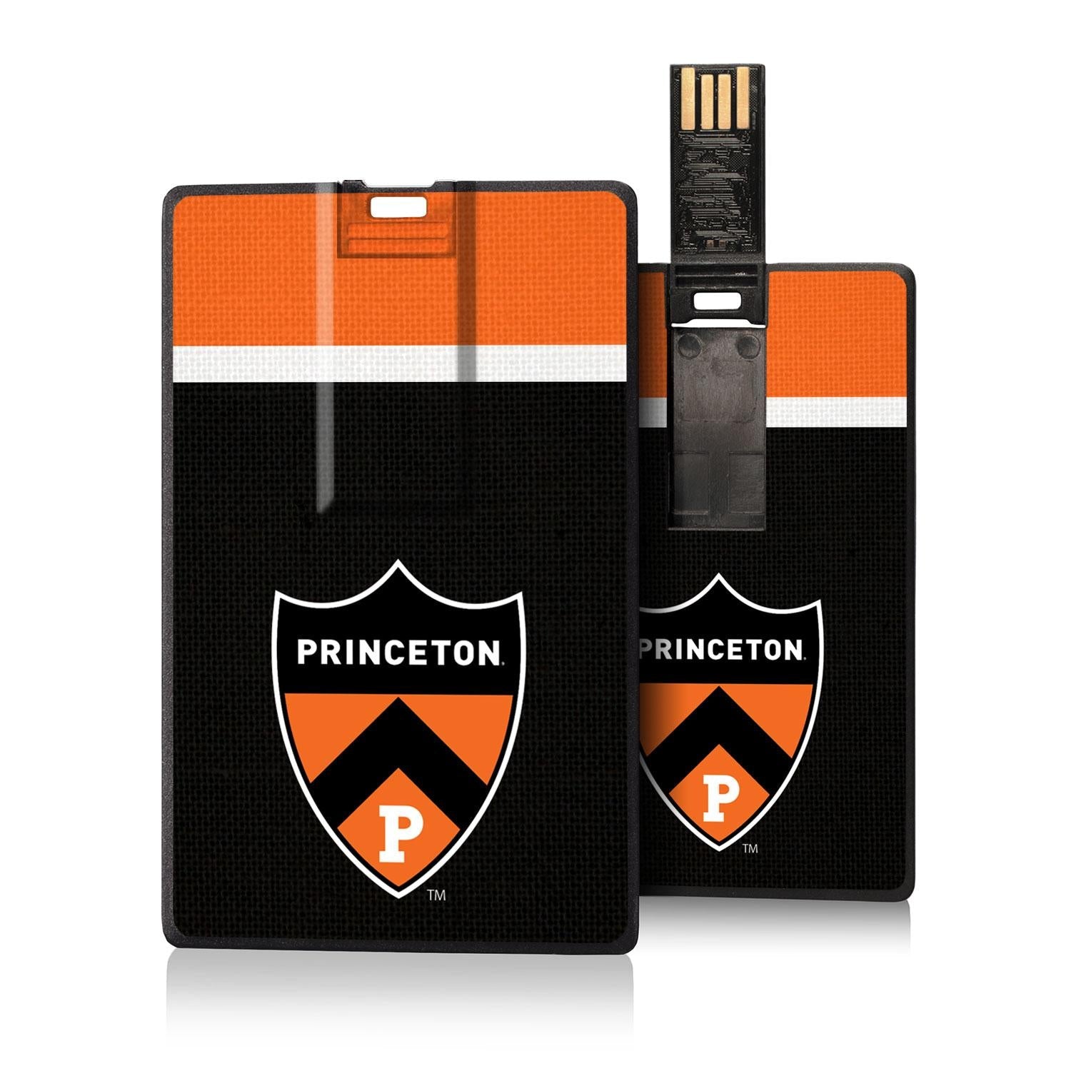 Princeton Tigers Stripe Credit Card USB Drive 32GB - Sports Gifts, Sports Memorabilia, Sports Collectibles, Fan Shop
