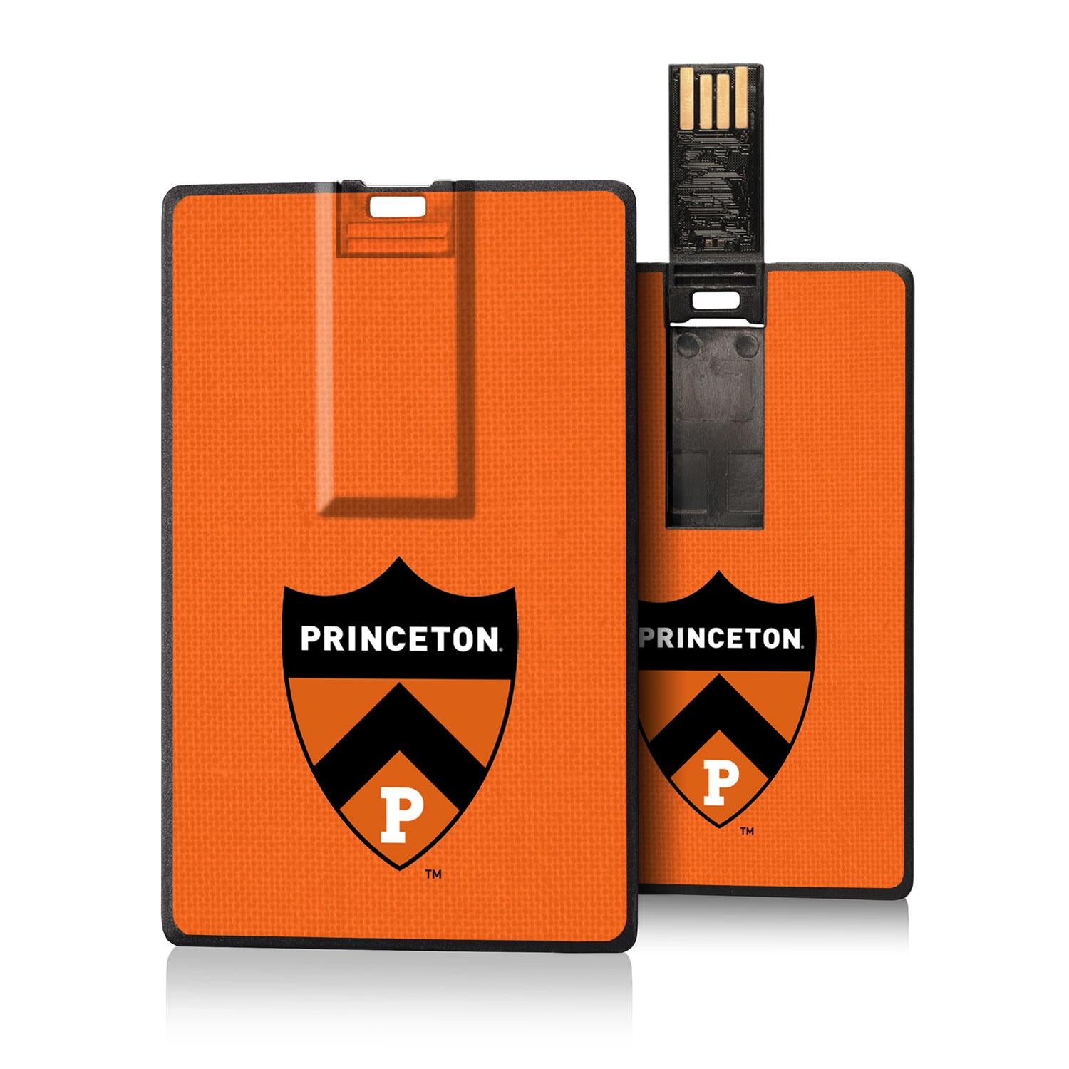 Princeton Tigers Solid Credit Card USB Drive 32GB - Sports Gifts, Sports Memorabilia, Sports Collectibles, Fan Shop