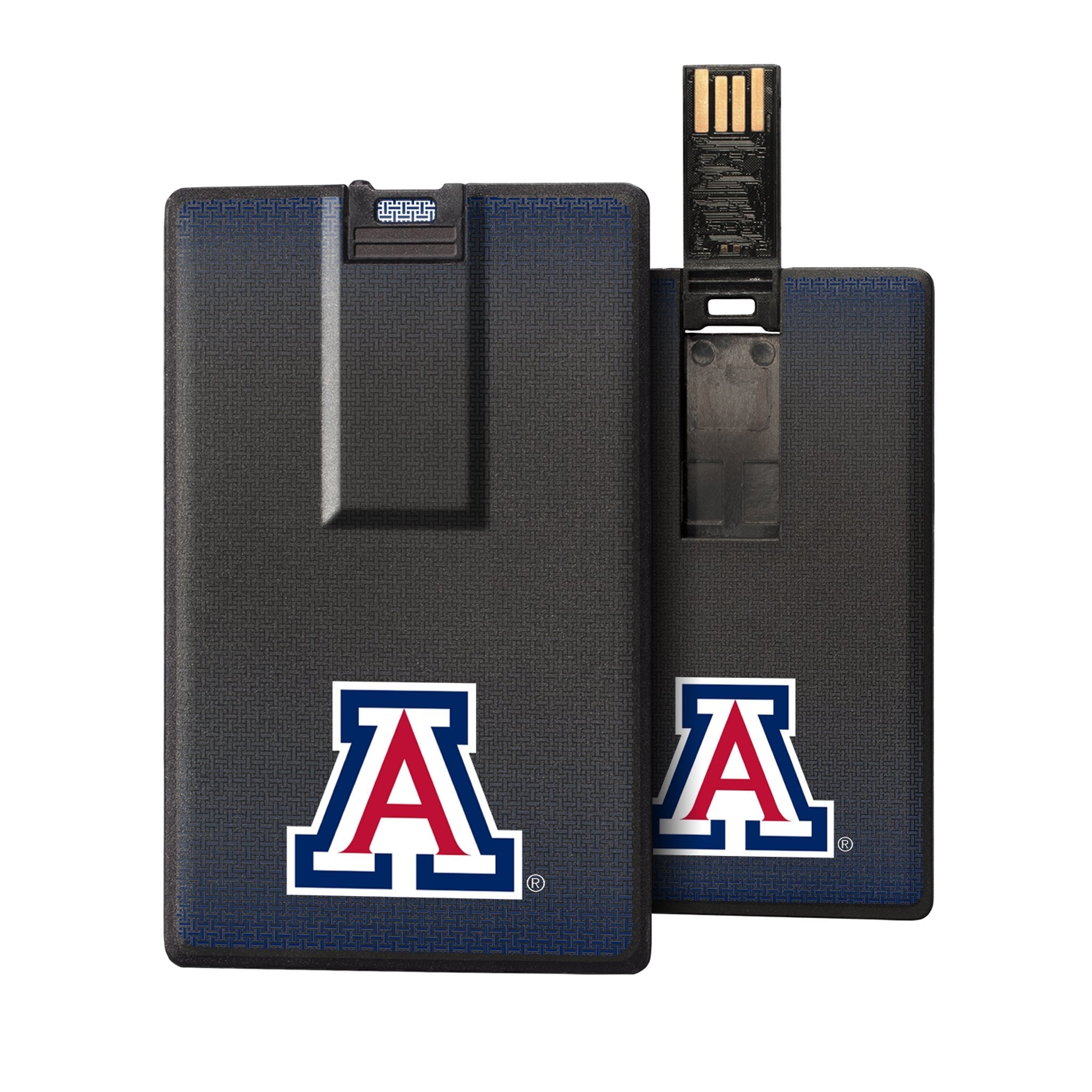 Arizona Wildcats Linen Credit Card USB Drive 32GB - Sports Gifts, Sports Memorabilia, Sports Collectibles, Fan Shop