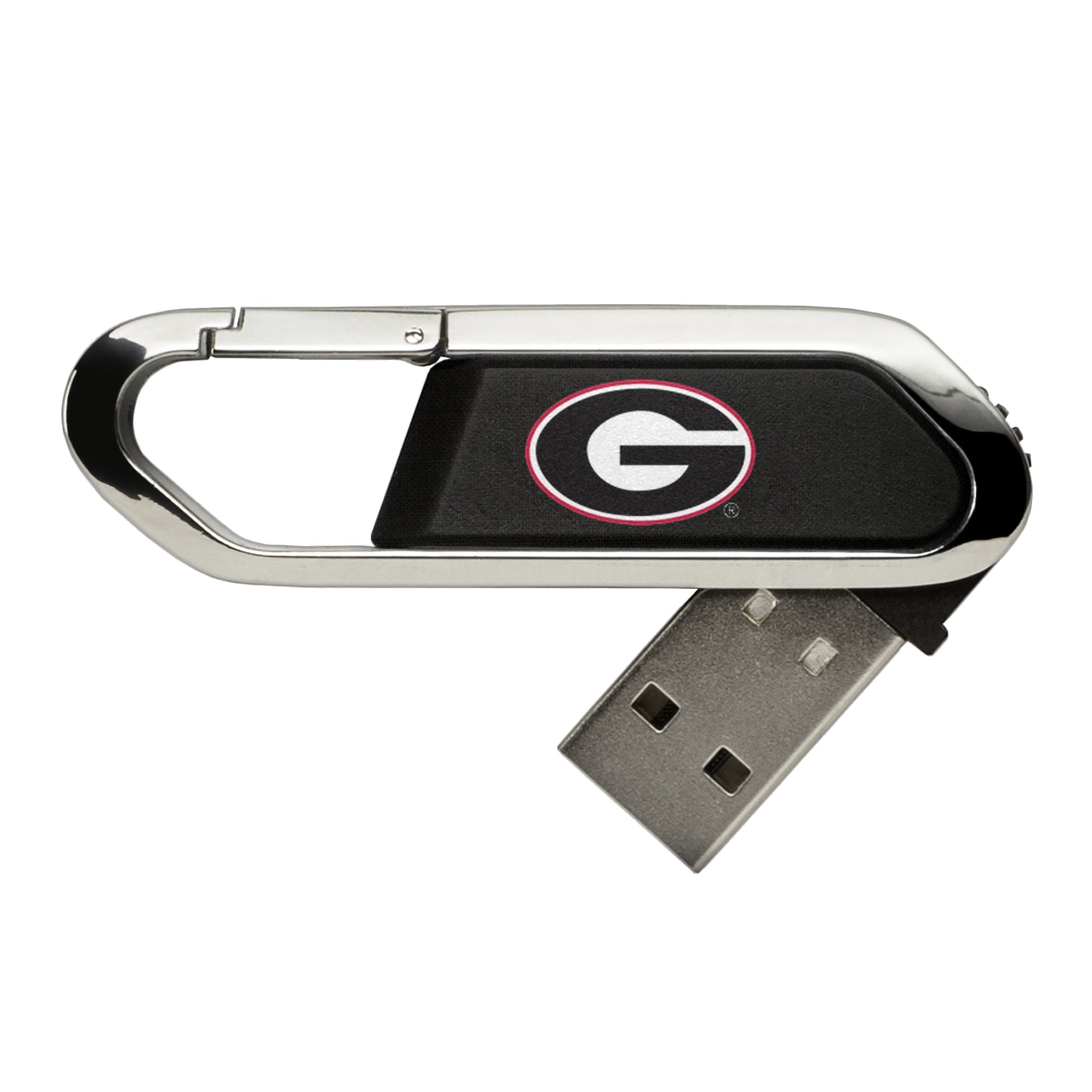 University of Georgia Bulldogs Solid USB 32GB Clip Style Flash Drive - Sports Gifts, Sports Memorabilia, Sports Collectibles, Fan Shop