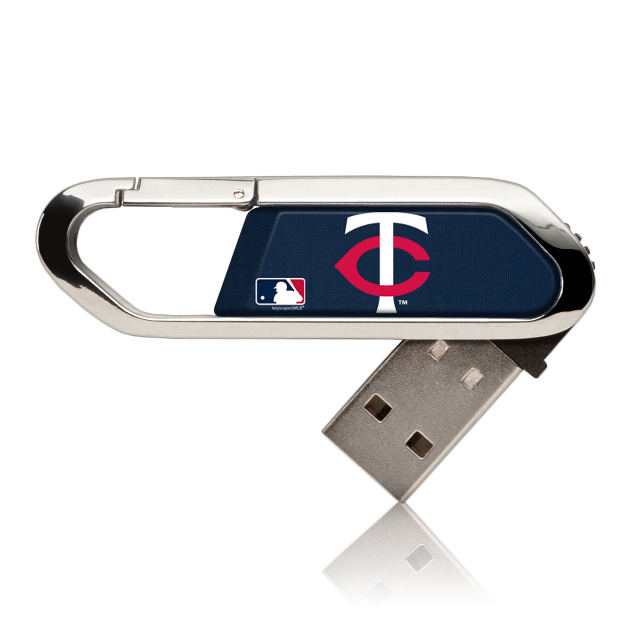 Minnesota Twins Solid USB 32GB Clip Style Flash Drive - Sports Gifts, Sports Memorabilia, Sports Collectibles, Fan Shop
