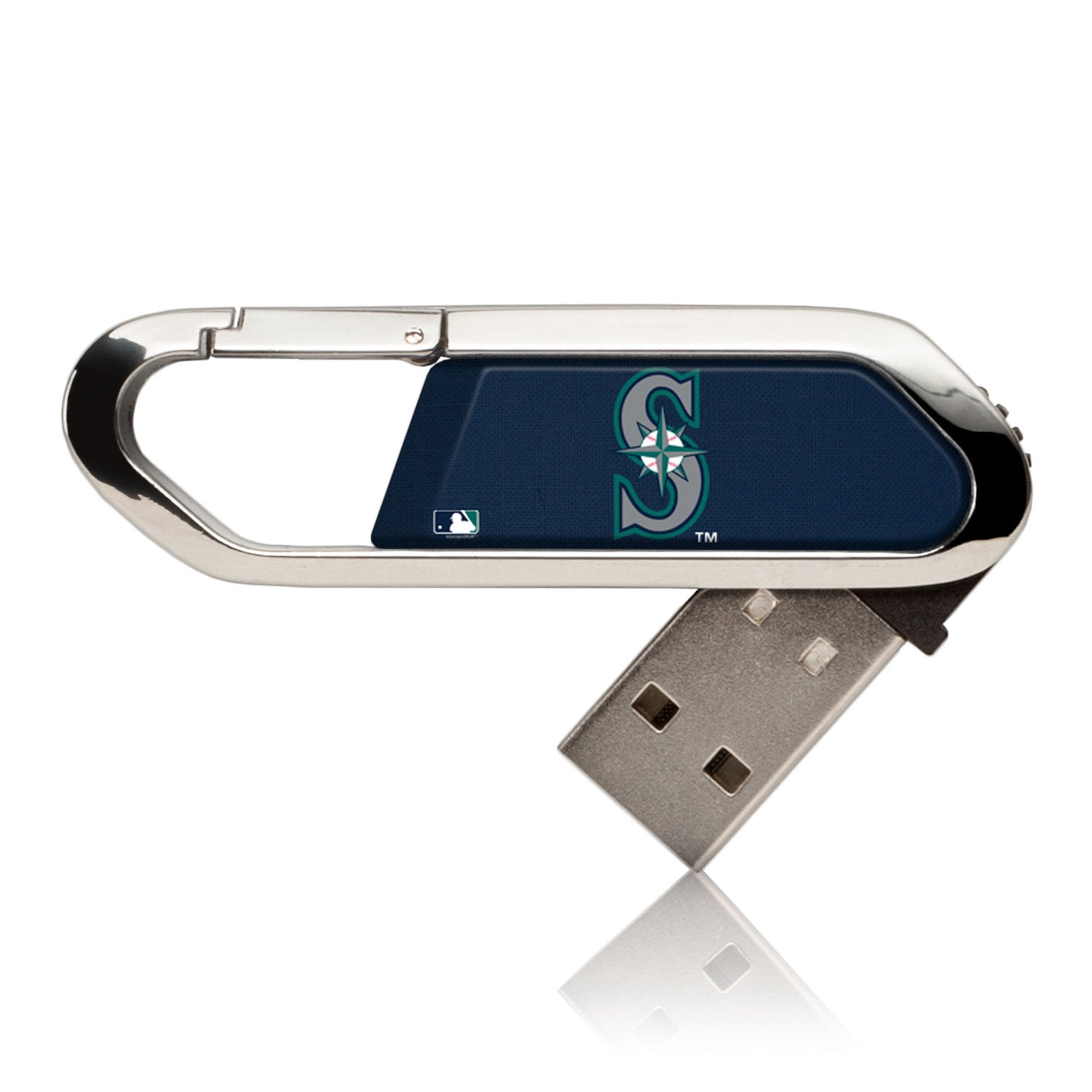 Seattle Mariners Solid USB 32GB Clip Style Flash Drive - Sports Gifts, Sports Memorabilia, Sports Collectibles, Fan Shop