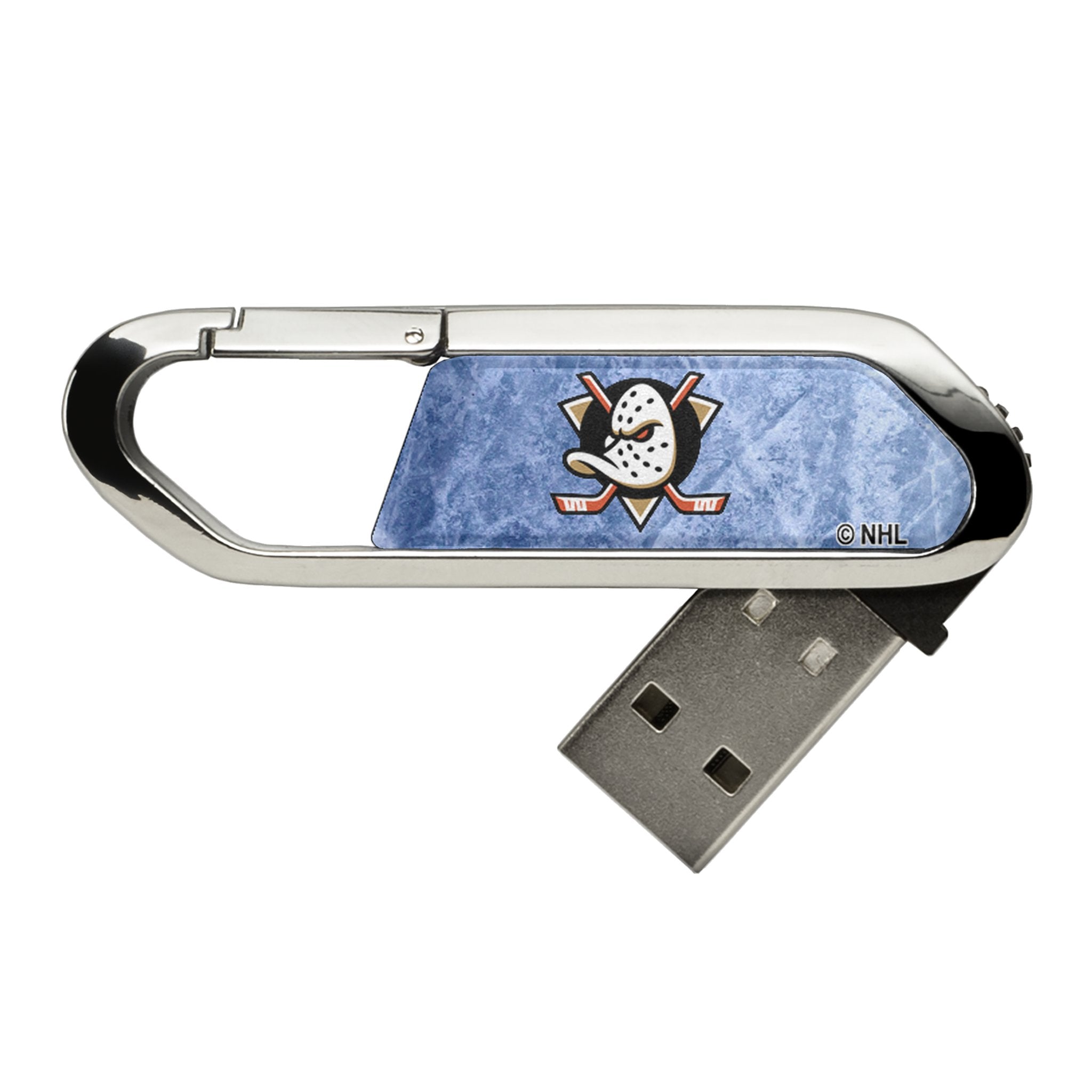 Anaheim Ducks Ice Flood USB 32GB Clip Style Flash Drive - Sports Gifts, Sports Memorabilia, Sports Collectibles, Fan Shop
