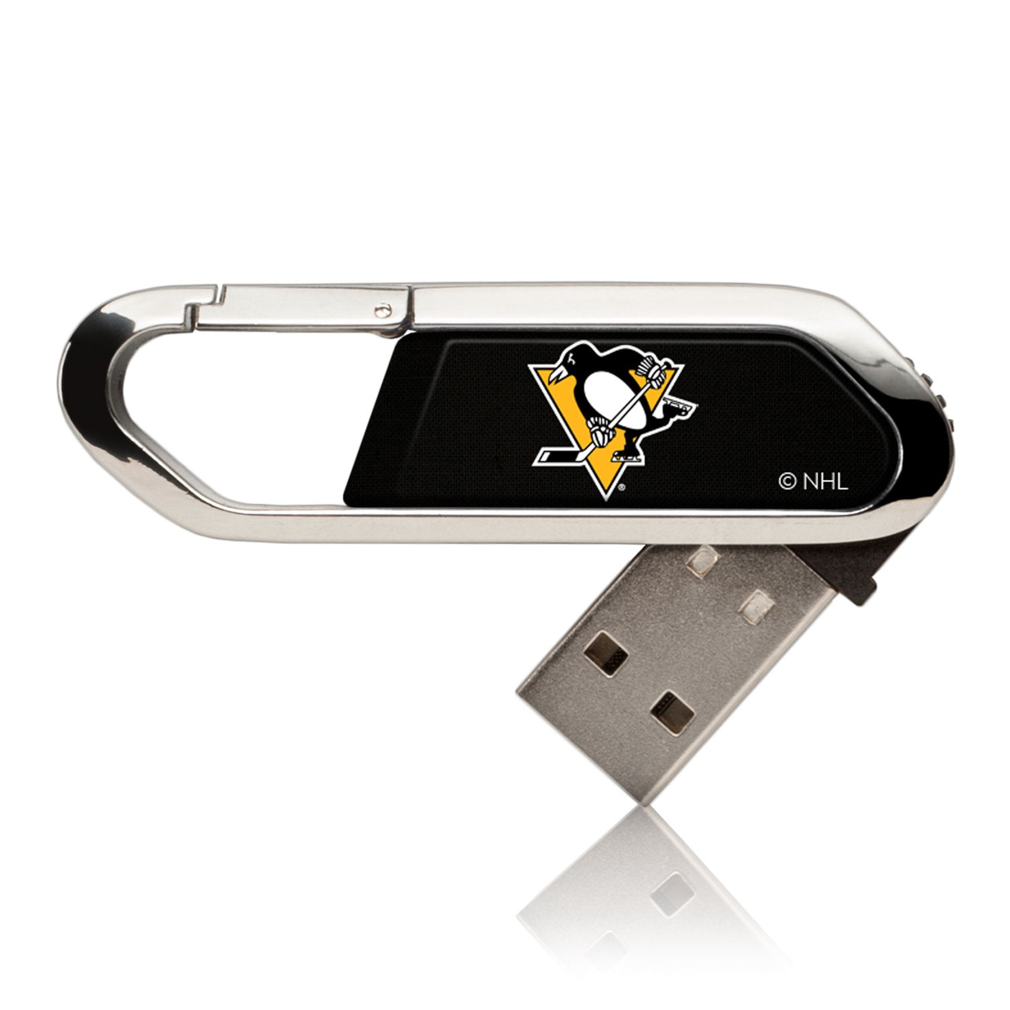Pittsburgh Penguins Solid USB 32GB Clip Style Flash Drive - Sports Gifts, Sports Memorabilia, Sports Collectibles, Fan Shop