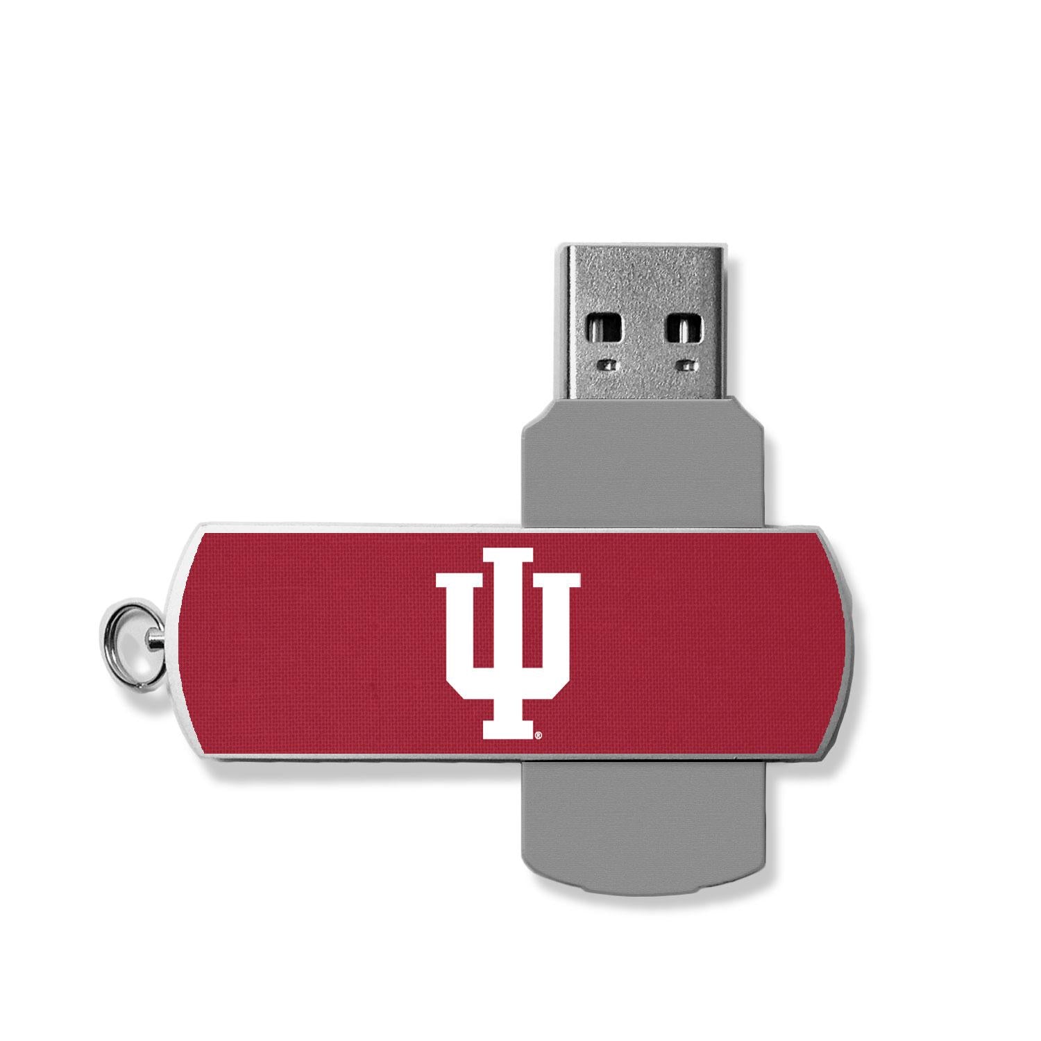 Indiana Hoosiers Solid USB 32GB Flash Drive - Sports Gifts, Sports Memorabilia, Sports Collectibles, Fan Shop
