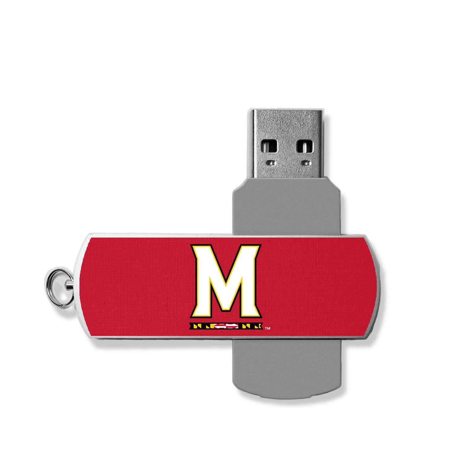 Maryland Terrapins Solid USB 32GB Flash Drive - Sports Gifts, Sports Memorabilia, Sports Collectibles, Fan Shop