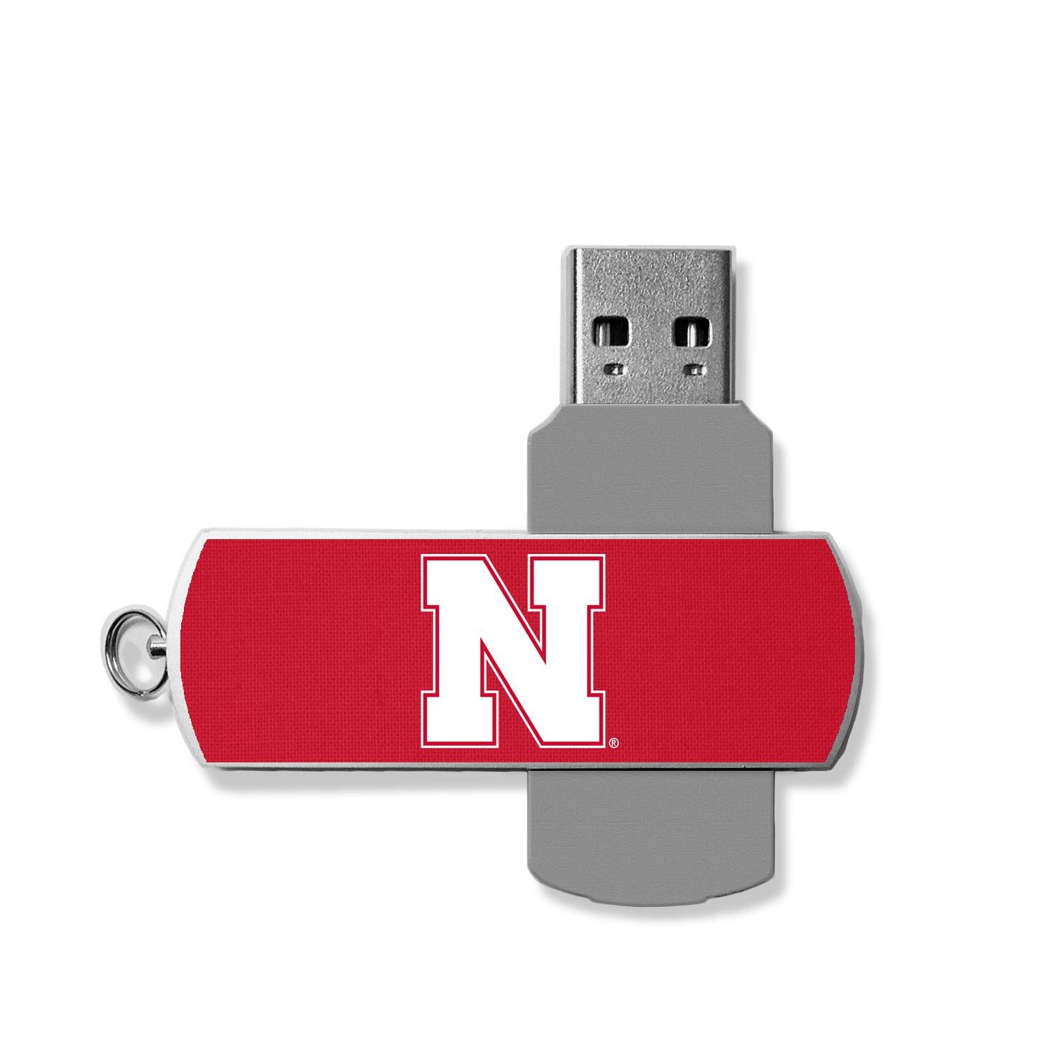 Nebraska Huskers N Solid USB 32GB Flash Drive - Sports Gifts, Sports Memorabilia, Sports Collectibles, Fan Shop