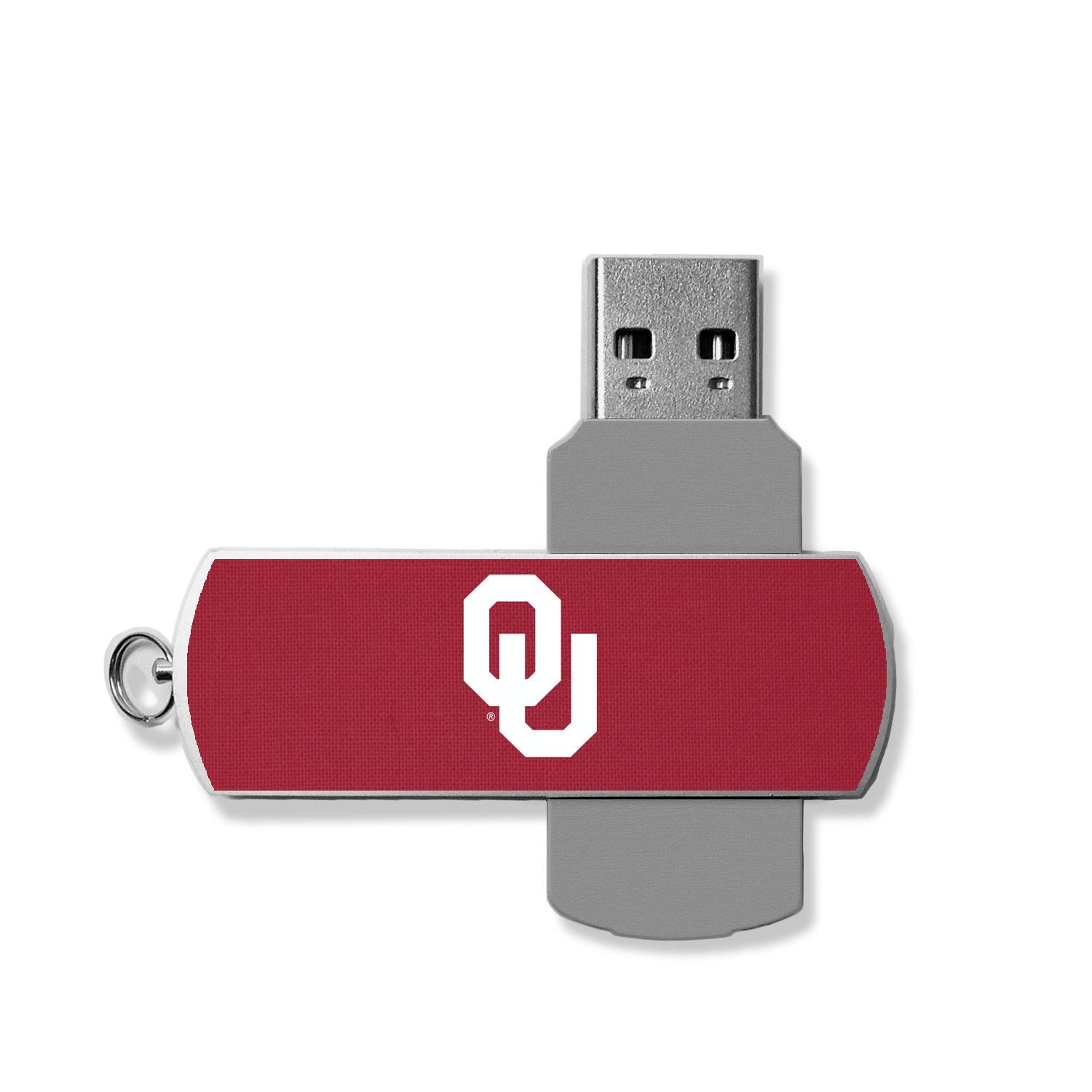 Oklahoma Sooners Solid USB 32GB Flash Drive - Sports Gifts, Sports Memorabilia, Sports Collectibles, Fan Shop