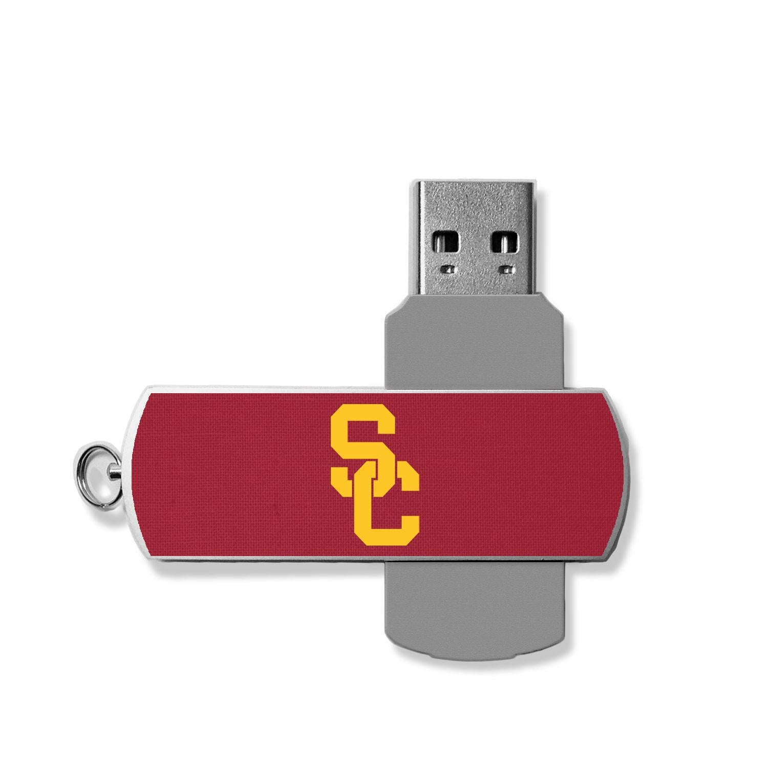 Southern California Trojans Solid USB 32GB Flash Drive - Sports Gifts, Sports Memorabilia, Sports Collectibles, Fan Shop