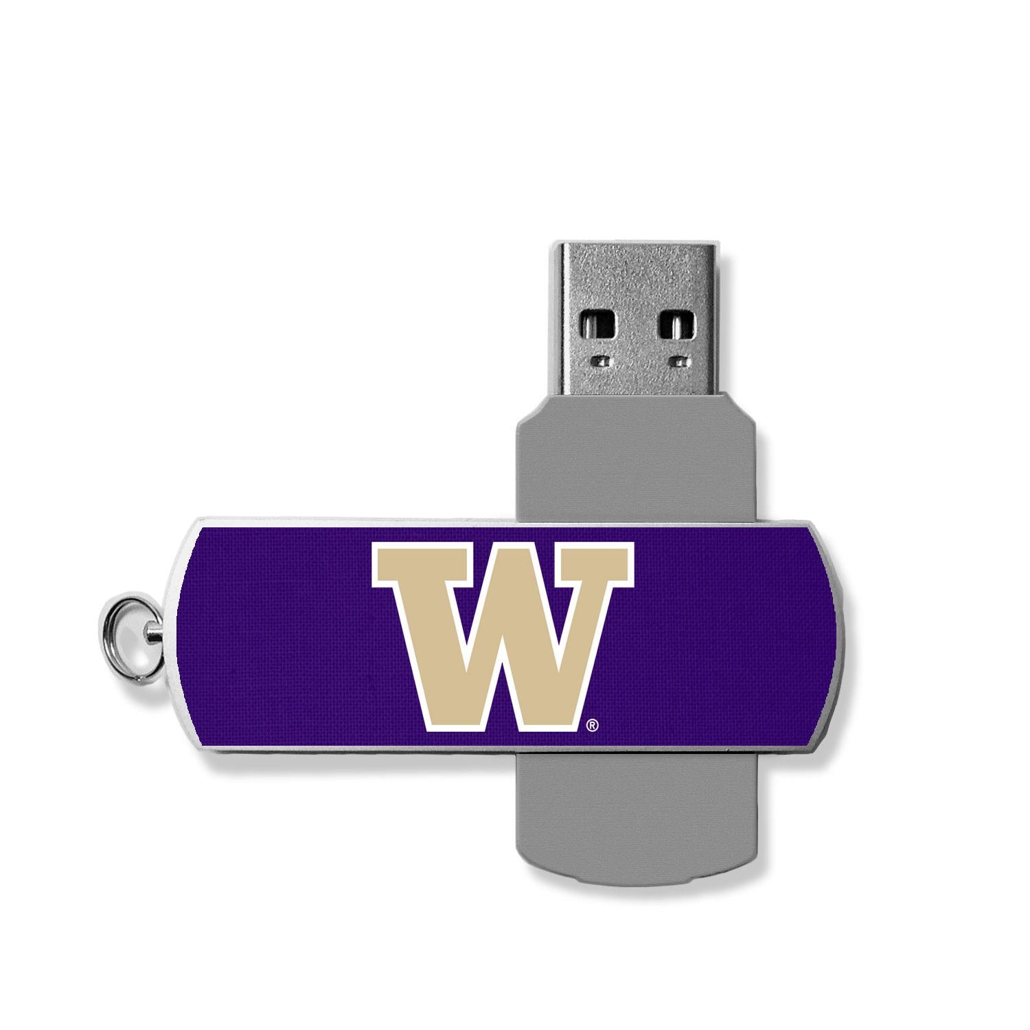 Washington Huskies Solid USB 32GB Flash Drive - Sports Gifts, Sports Memorabilia, Sports Collectibles, Fan Shop