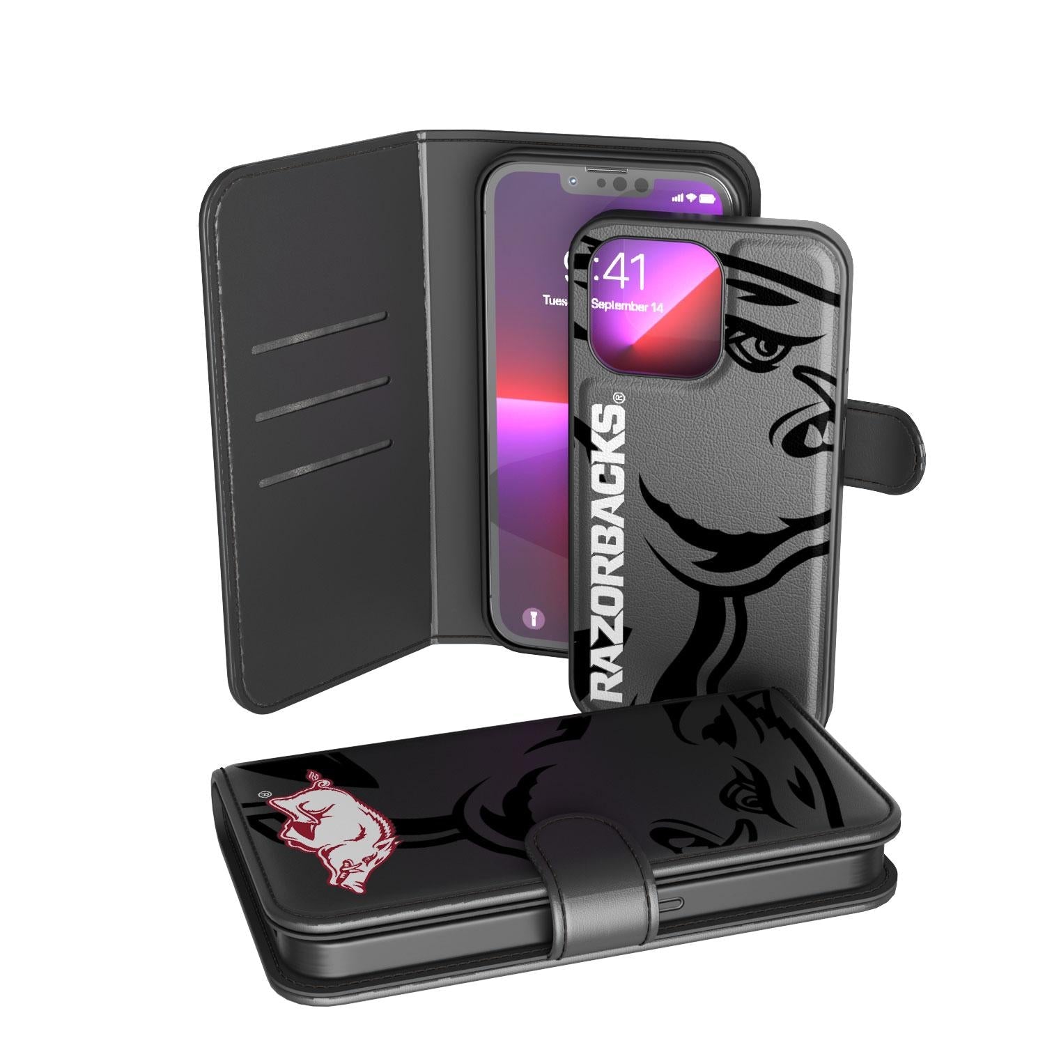 Arkansas Razorbacks Tilt Wallet Case - Sports Gifts, Sports Memorabilia, Sports Collectibles, Fan Shop