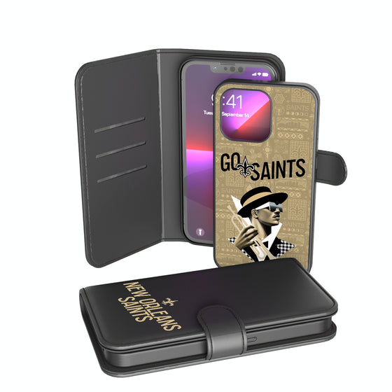 New Orleans Saints 2024 Illustrated Limited Edition Wallet Phone Case-0