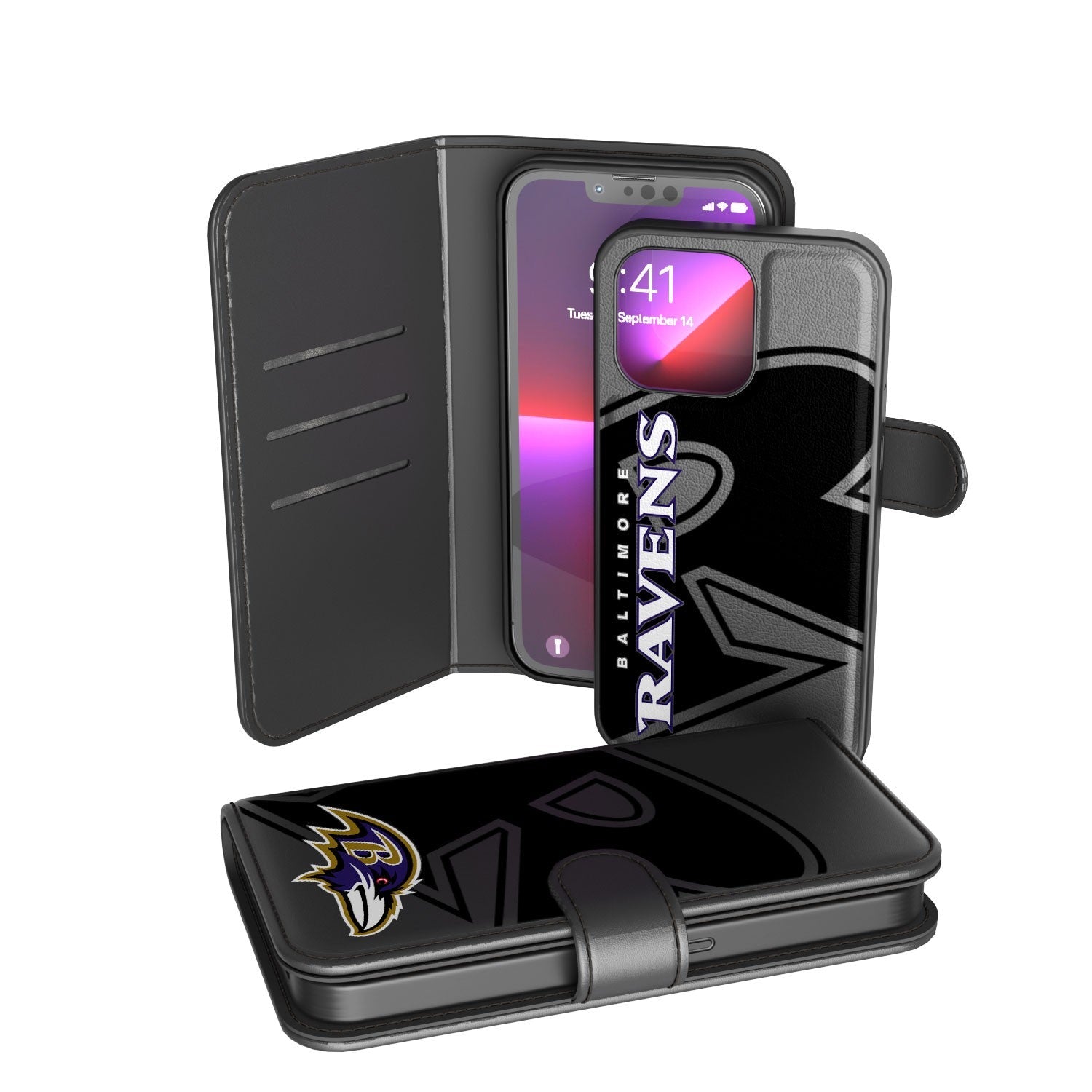 Baltimore Ravens Tilt Wallet Case - Sports Gifts, Sports Memorabilia, Sports Collectibles, Fan Shop