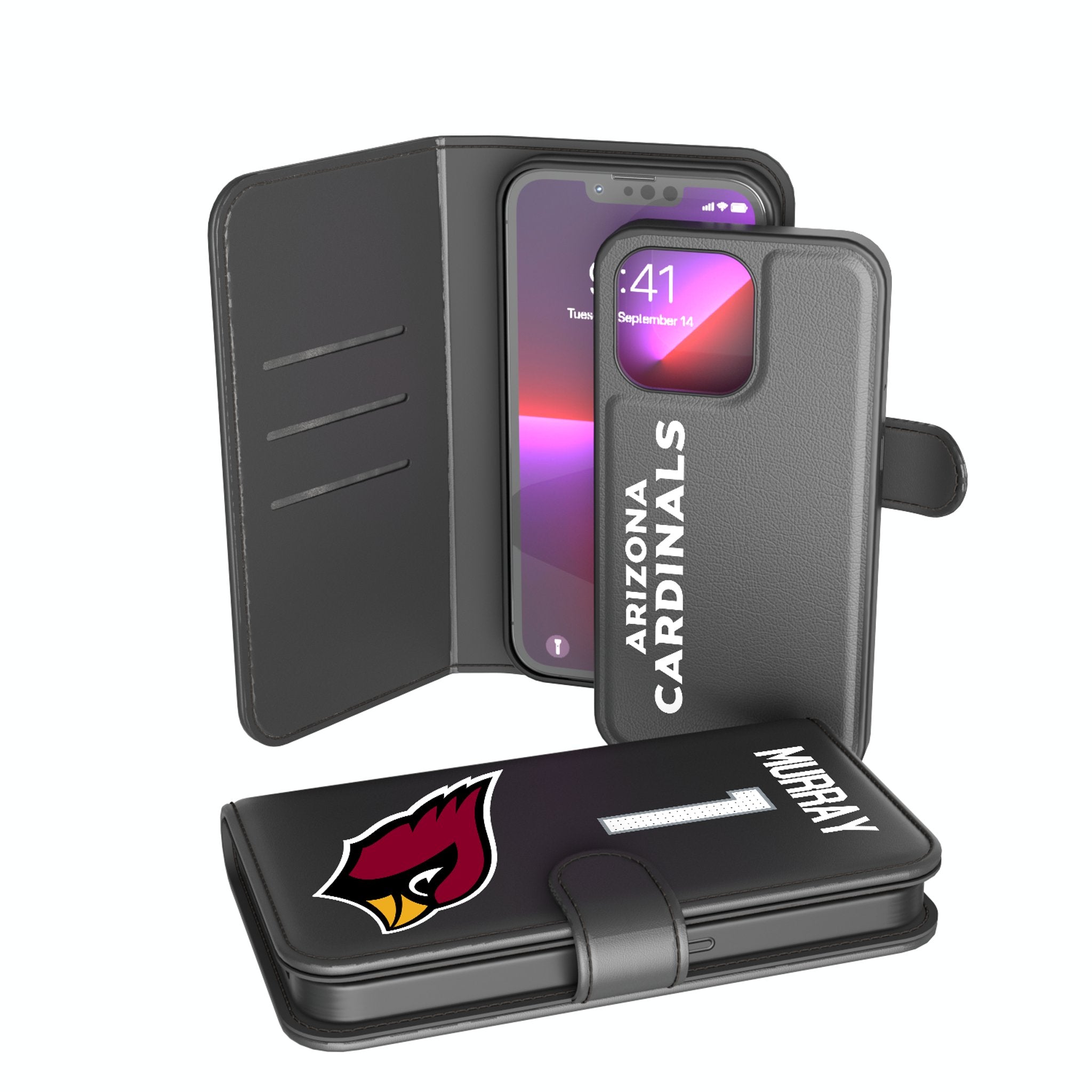 Kyler Murray Arizona Cardinals 1 Ready Wallet Phone Case - Sports Gifts, Sports Memorabilia, Sports Collectibles, Fan Shop
