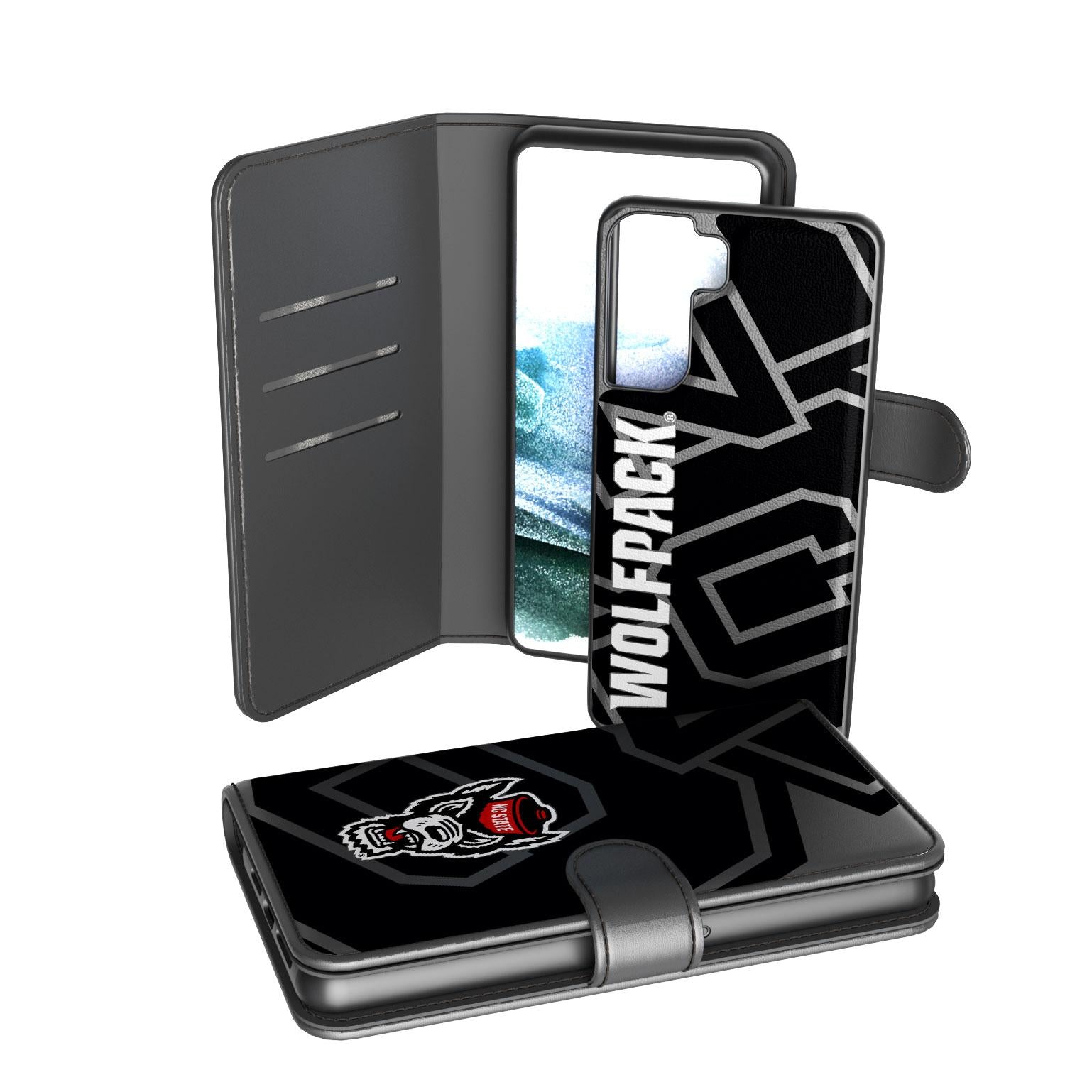 North Carolina State Wolfpack Tilt Wallet Case - Sports Gifts, Sports Memorabilia, Sports Collectibles, Fan Shop